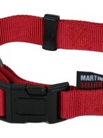 Martin sellier Martin sellier halsband basic nylon rood