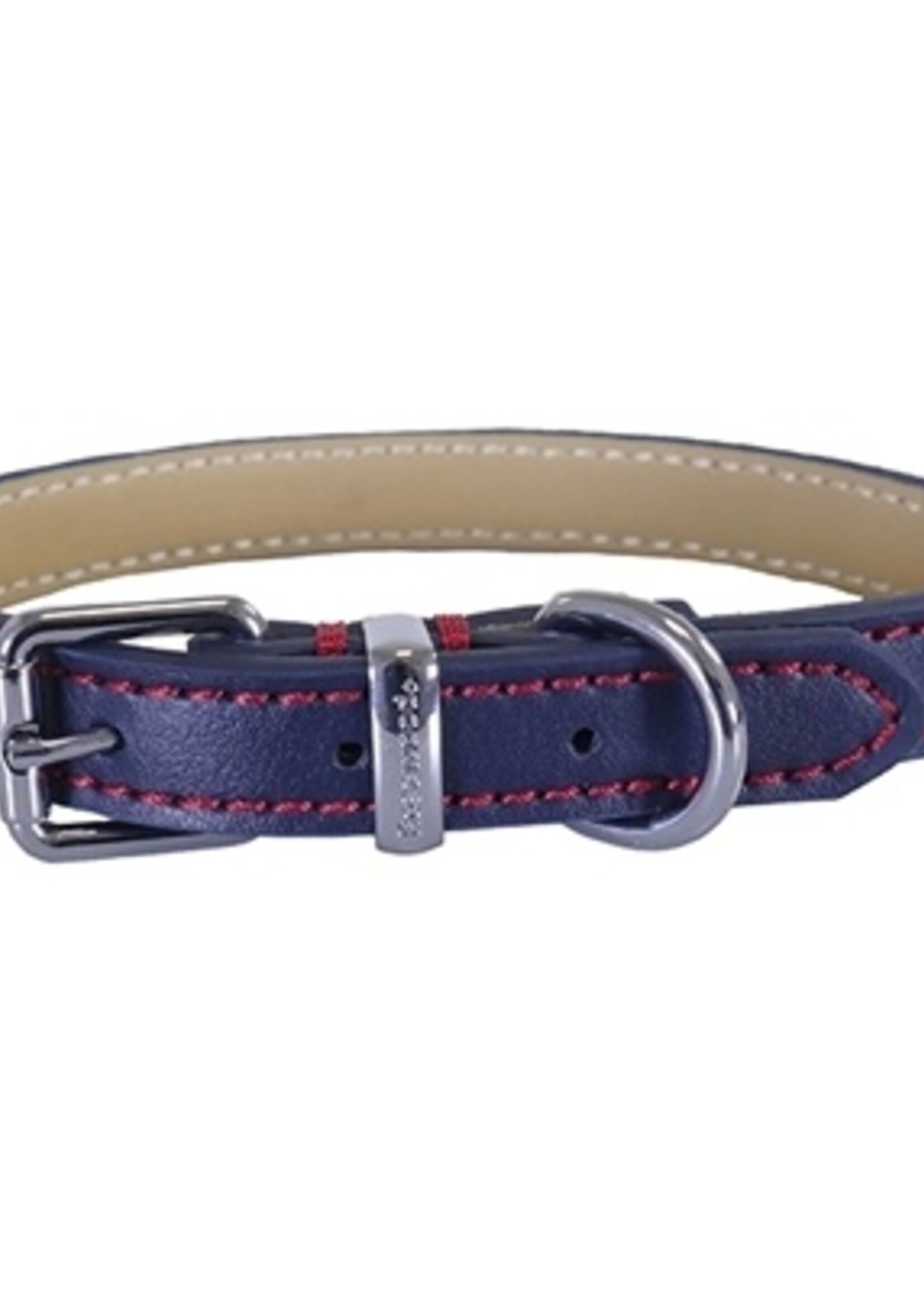Rosewood Rosewood halsband hond leer donkerblauw