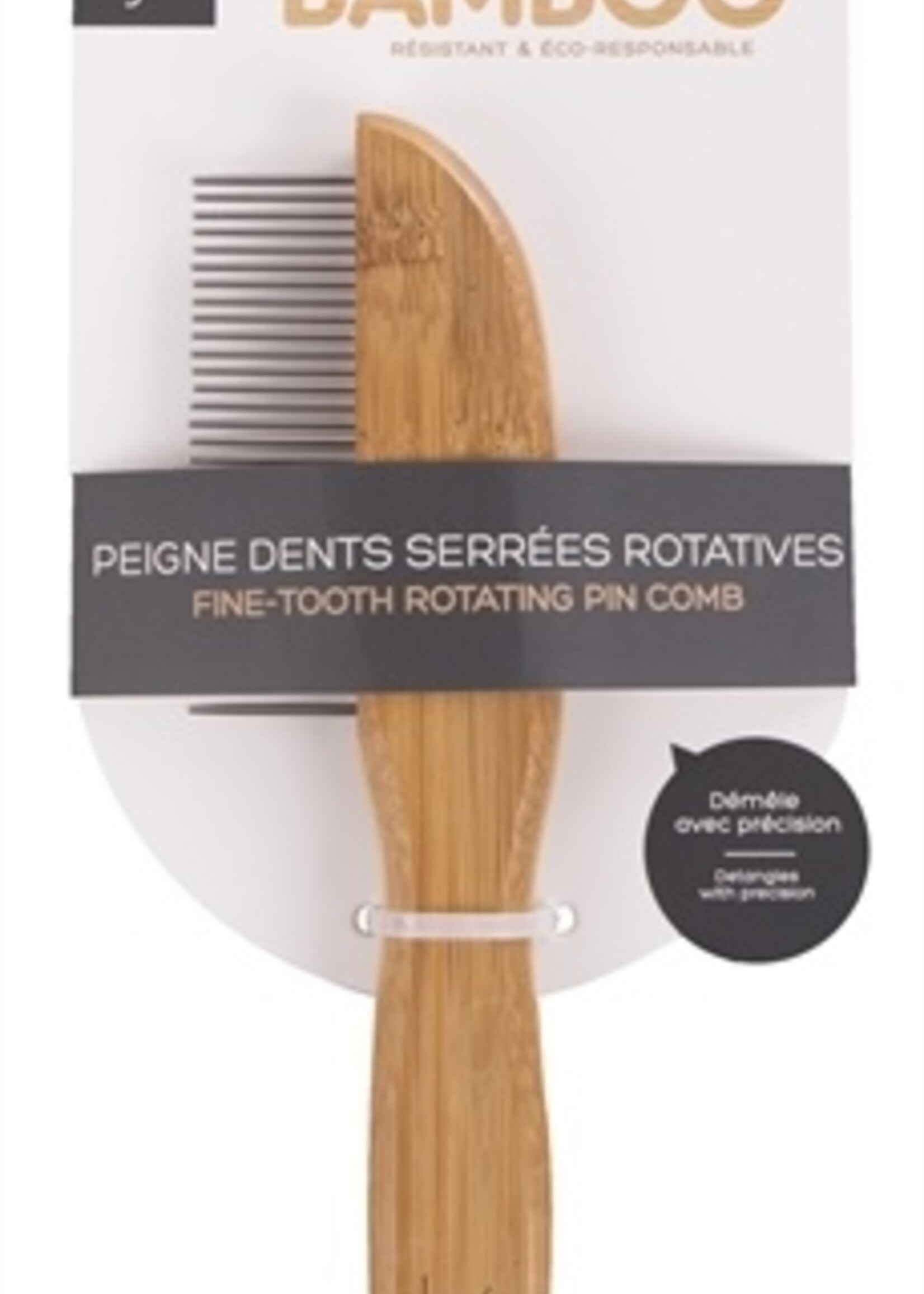 Hery Hery labo kam fijn met roterende tanden bamboe