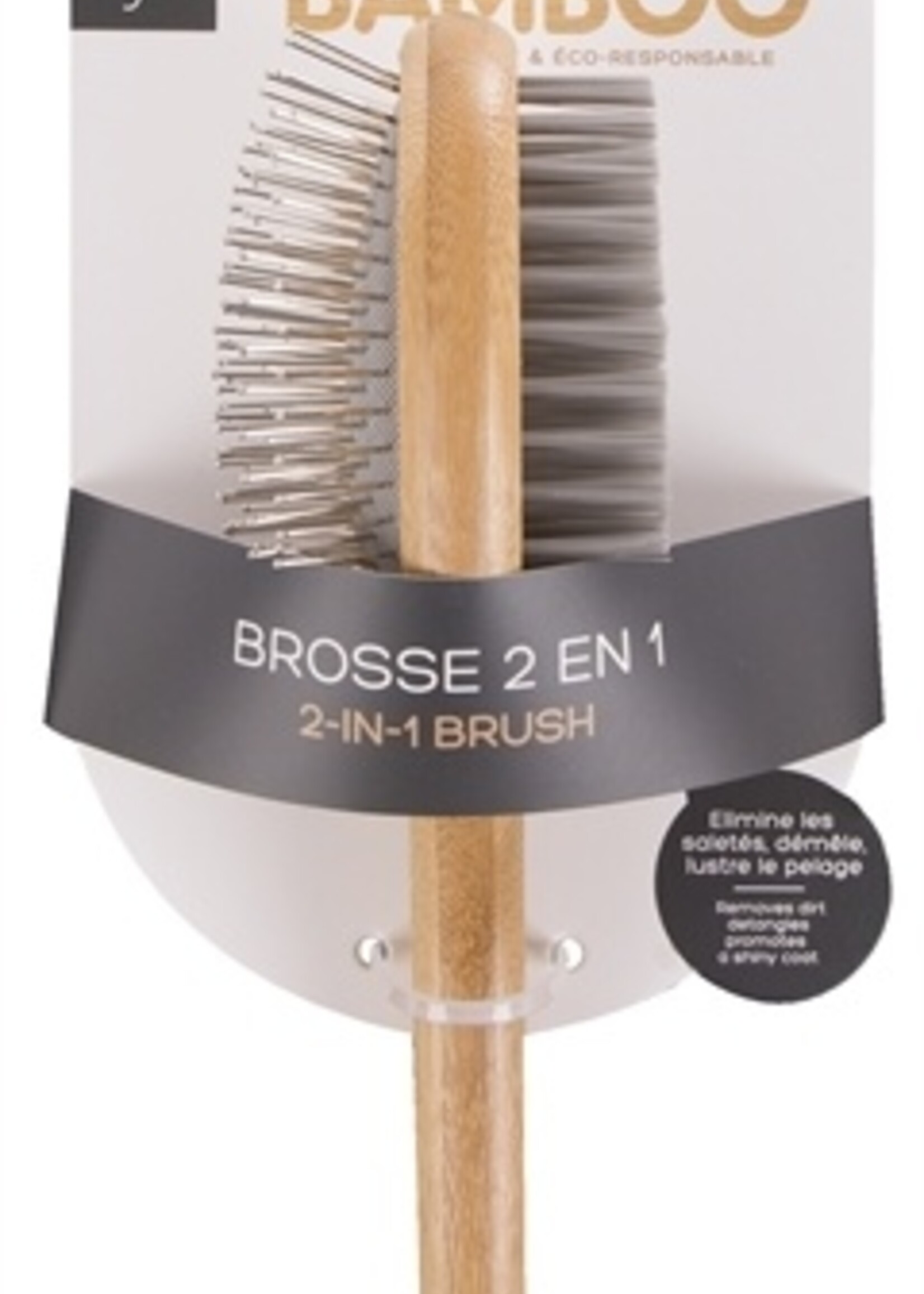 Hery Hery labo borstel 2 in 1 bamboe