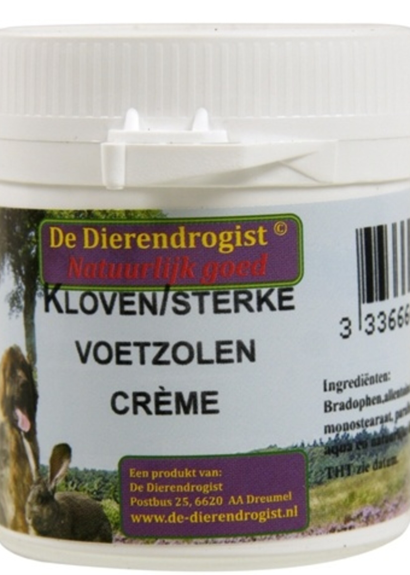 Dierendrogist Dierendrogist kloven/sterke voetzolen creme