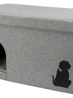 Trixie Trixie kattenhuis kimy grijs