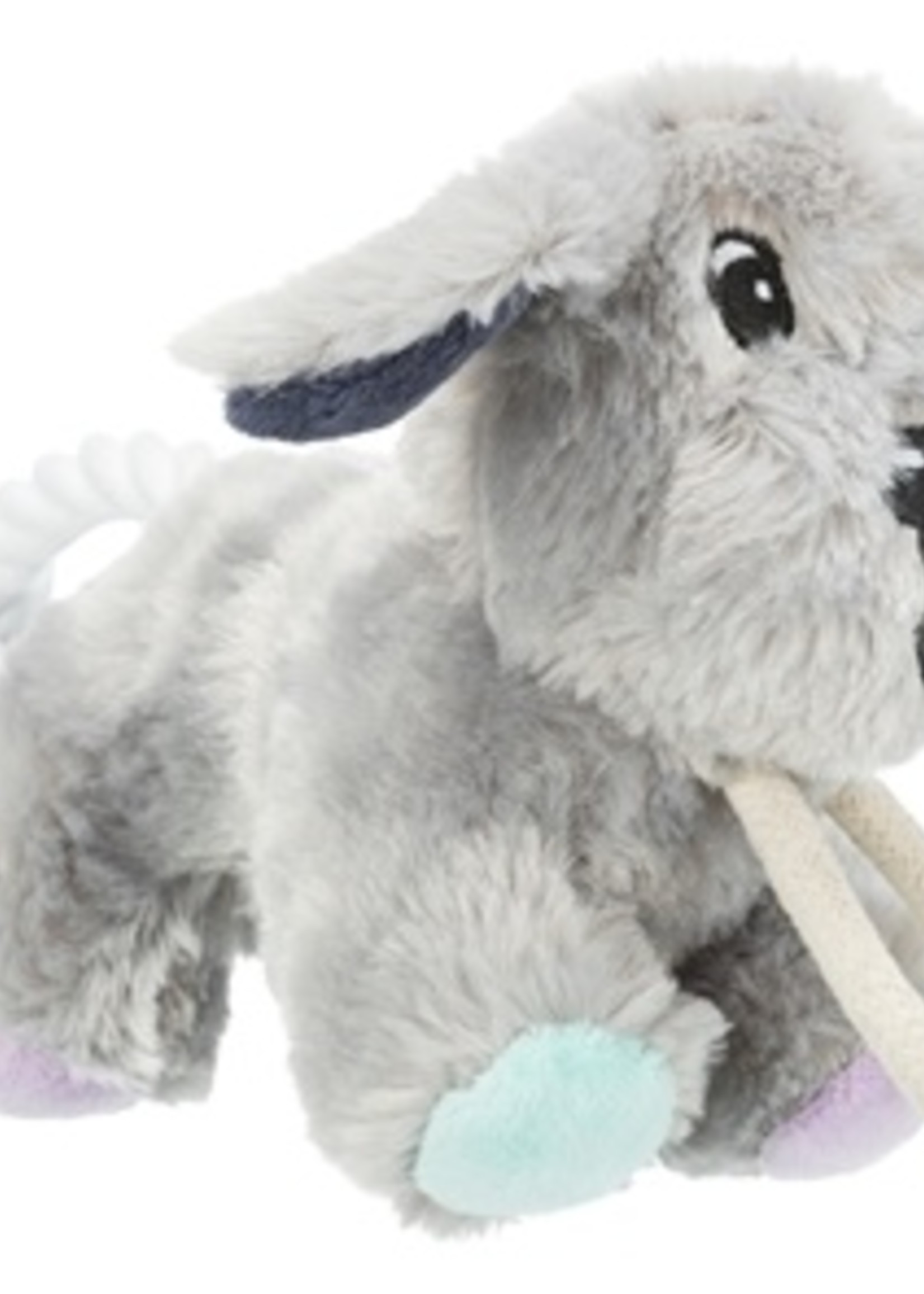 Trixie Trixie junior pluche hond met touw