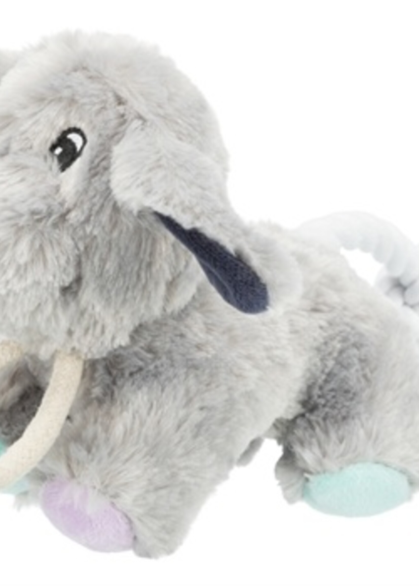 Trixie Trixie junior pluche hond met touw