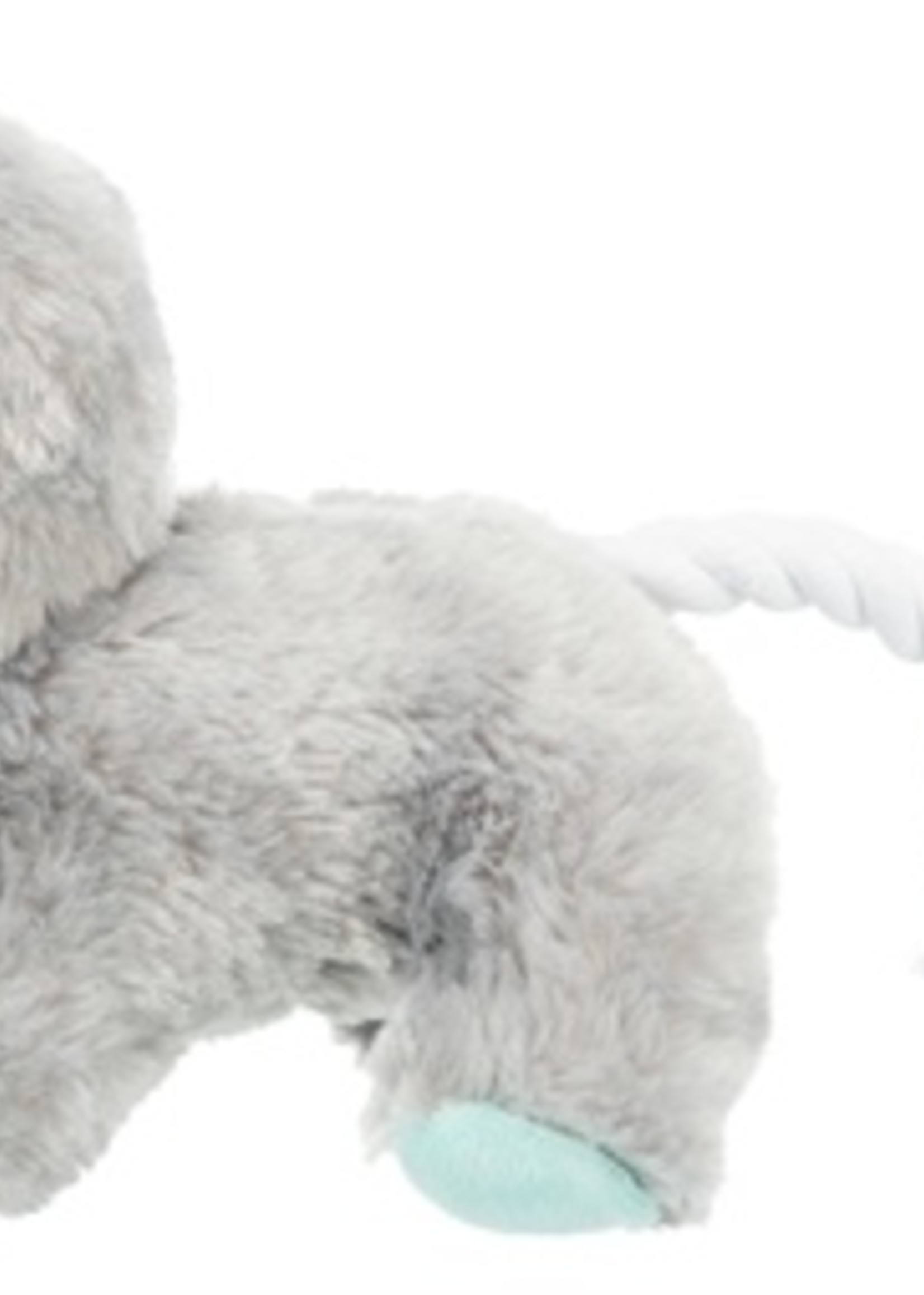 Trixie Trixie junior pluche hond met touw