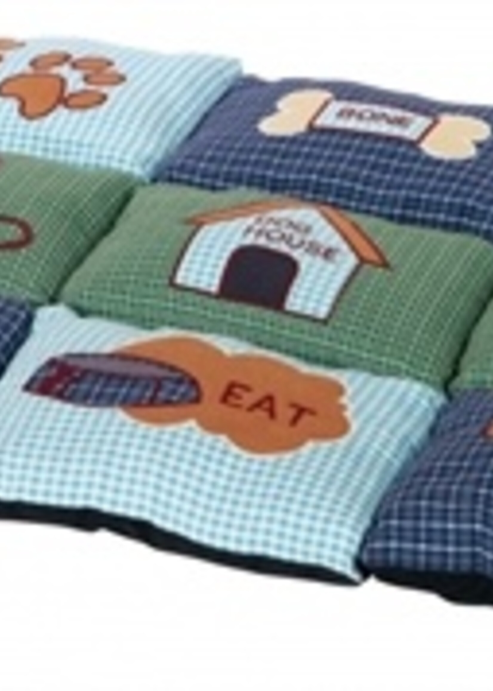 Trixie Trixie hondenkussen patchwork blauw / groen