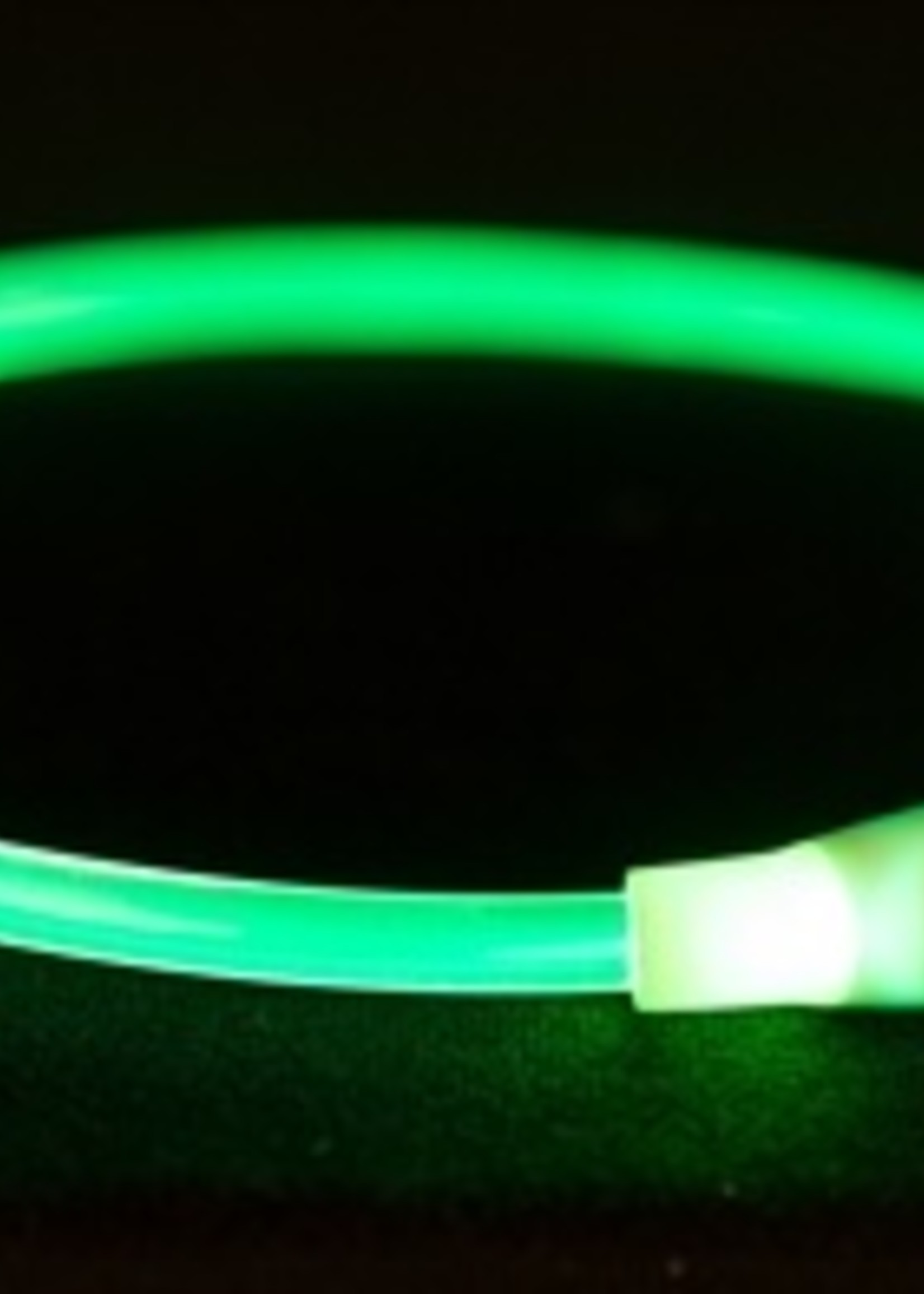 Trixie Trixie halsband usb flash light lichtgevend oplaadbaar groen