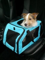 Rosewood Pet autozitje / transport tas aqua blauw