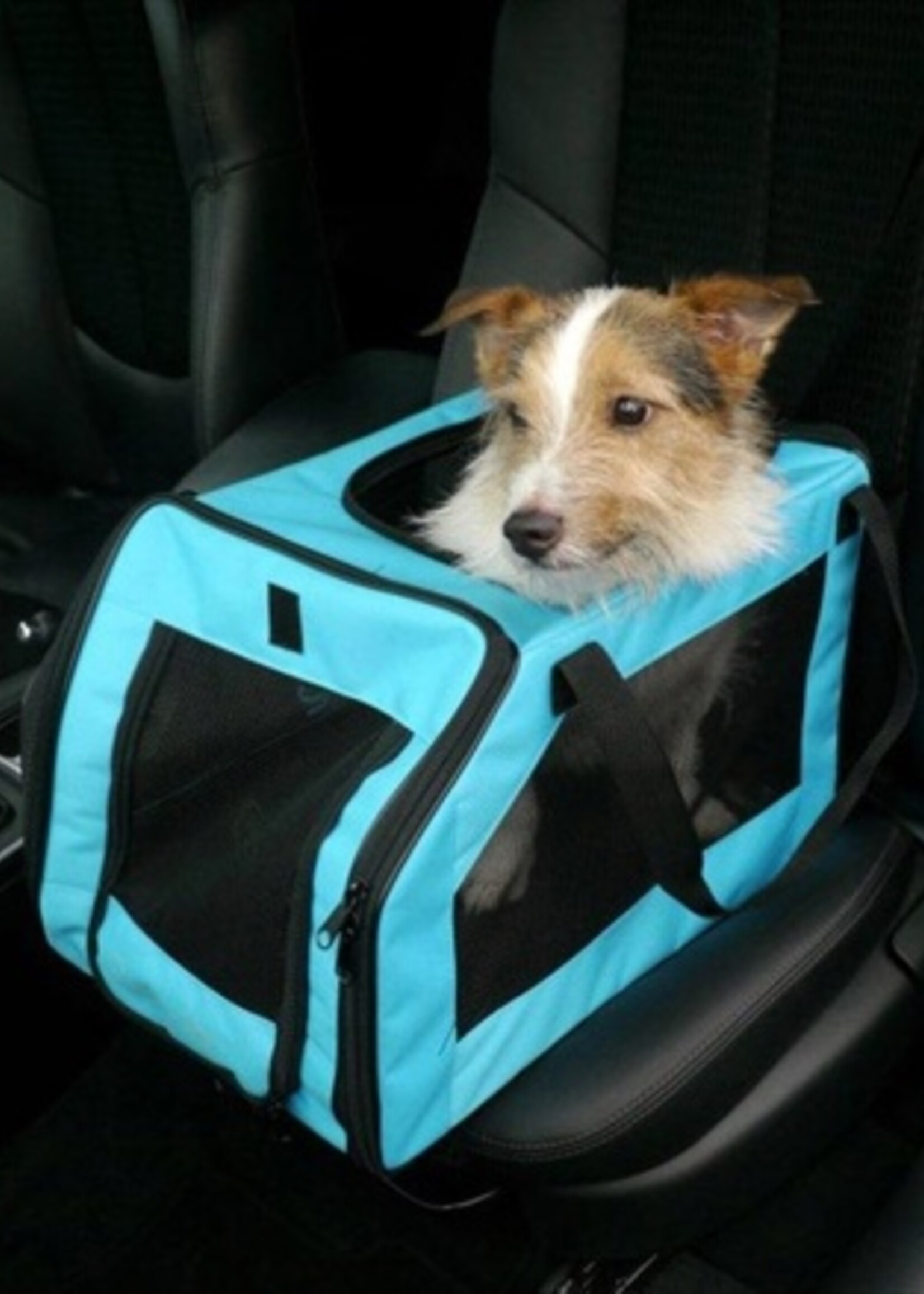 Rosewood Pet autozitje / transport tas aqua blauw