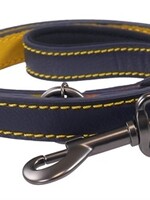 Joules Joules hondenriem leer navy