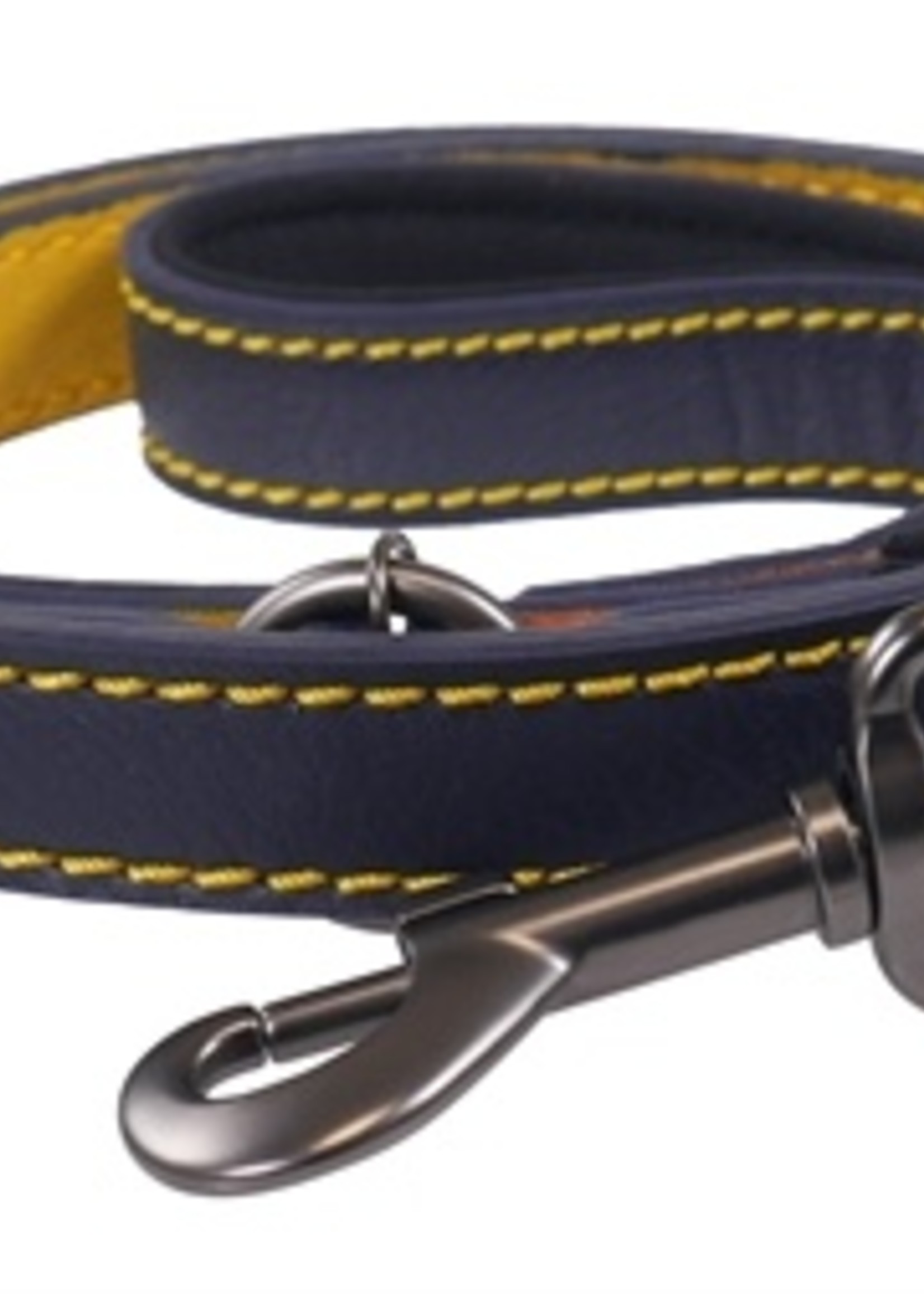 Joules Joules hondenriem leer navy