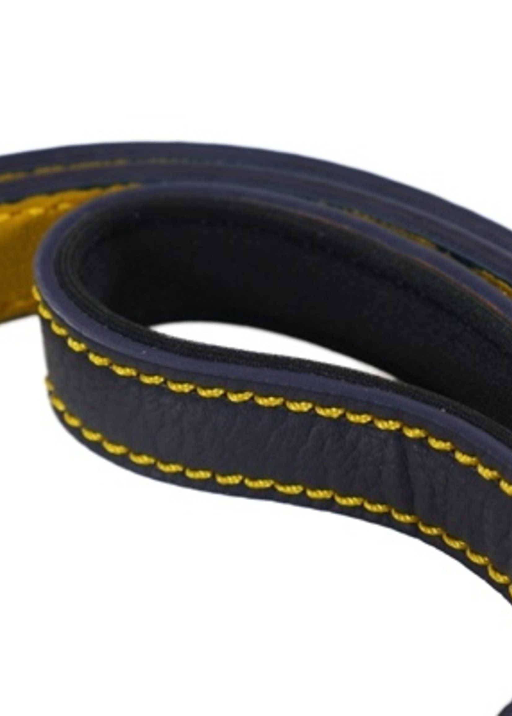 Joules Joules hondenriem leer navy