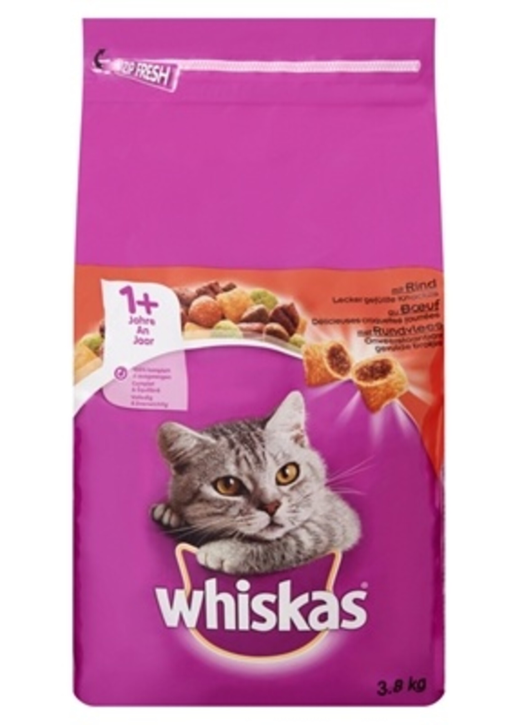 Whiskas Whiskas droog adult rund