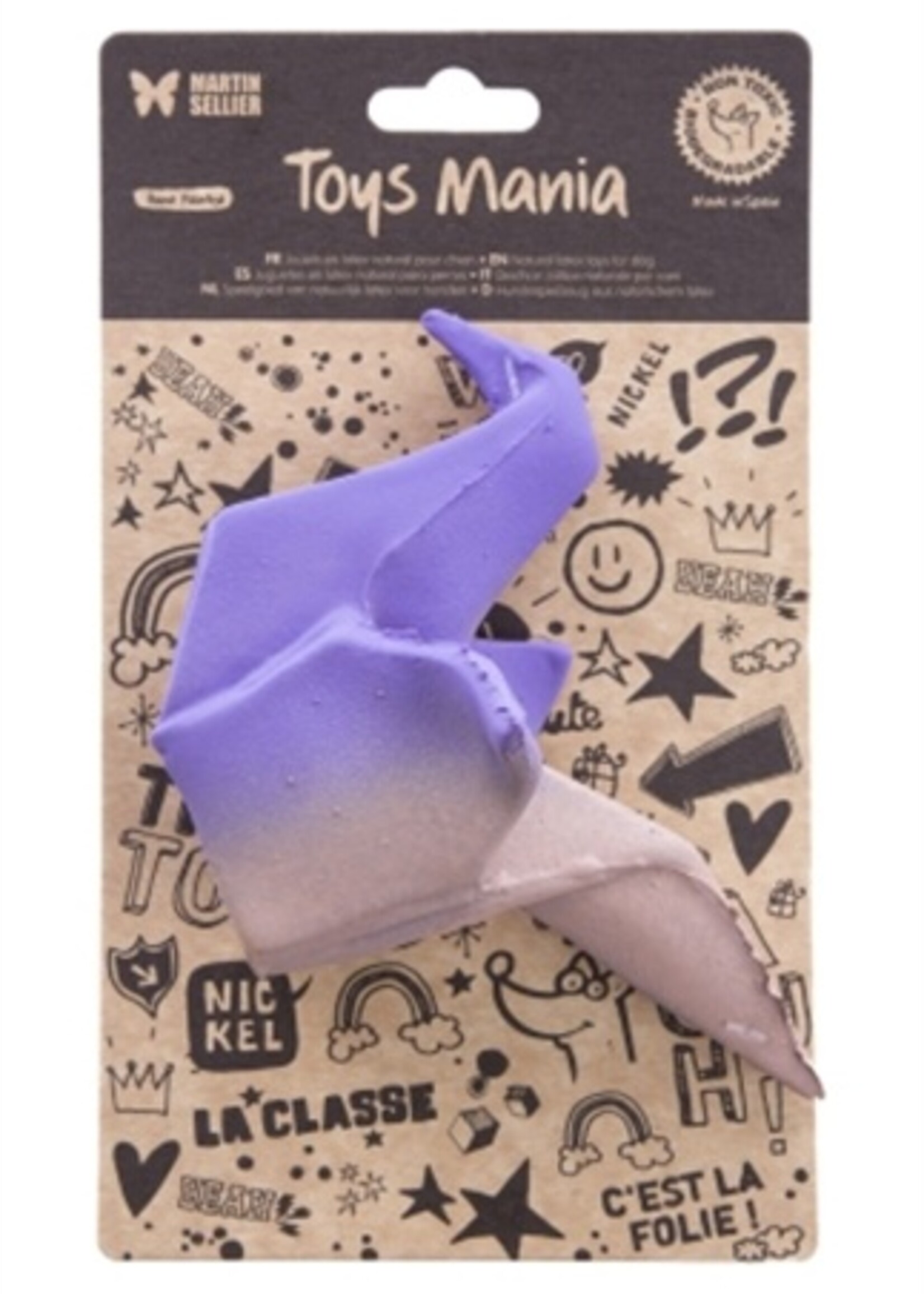 Martin sellier Martin sellier latex origami duif paars