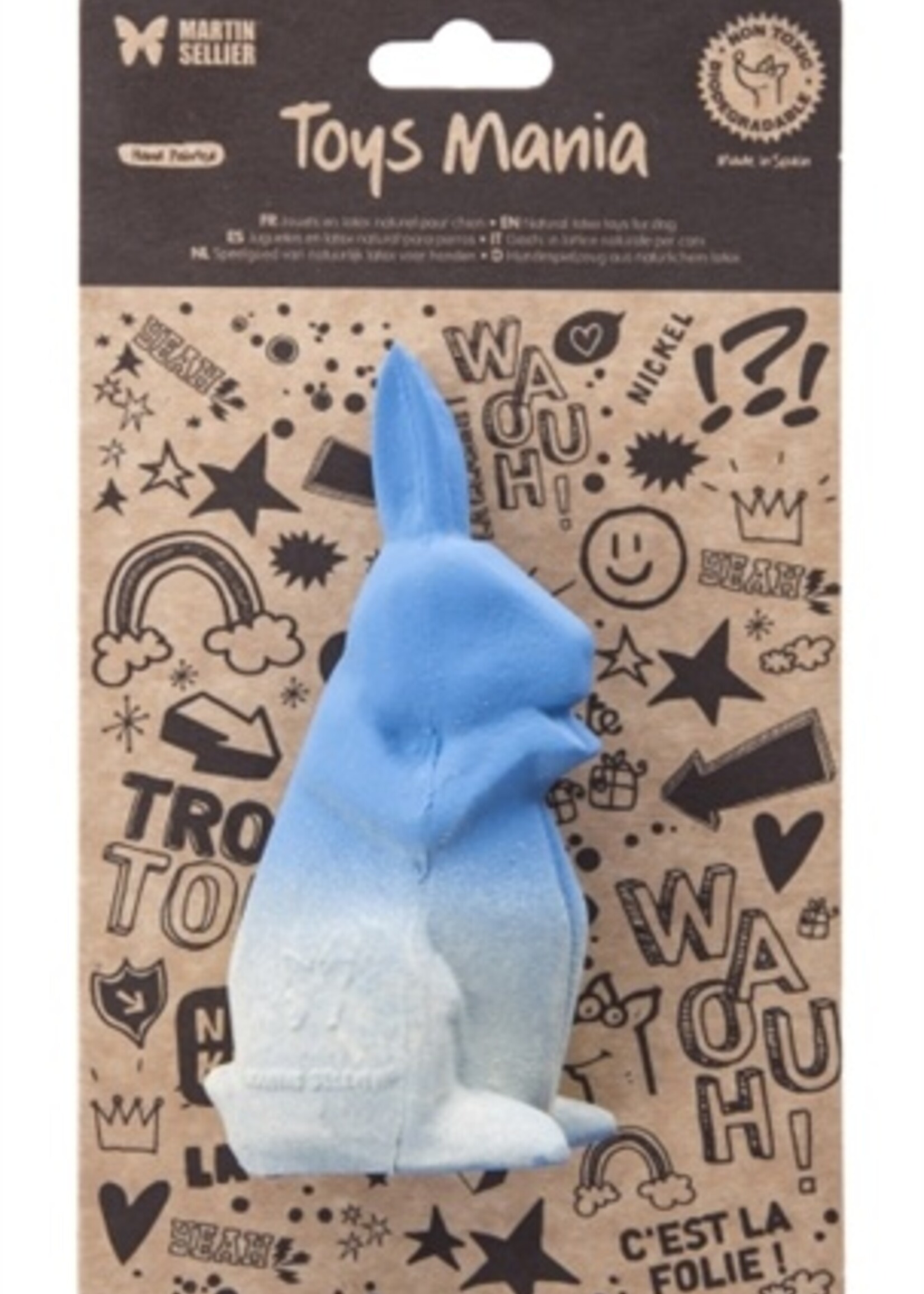 Martin sellier Martin sellier latex origami konijn blauw