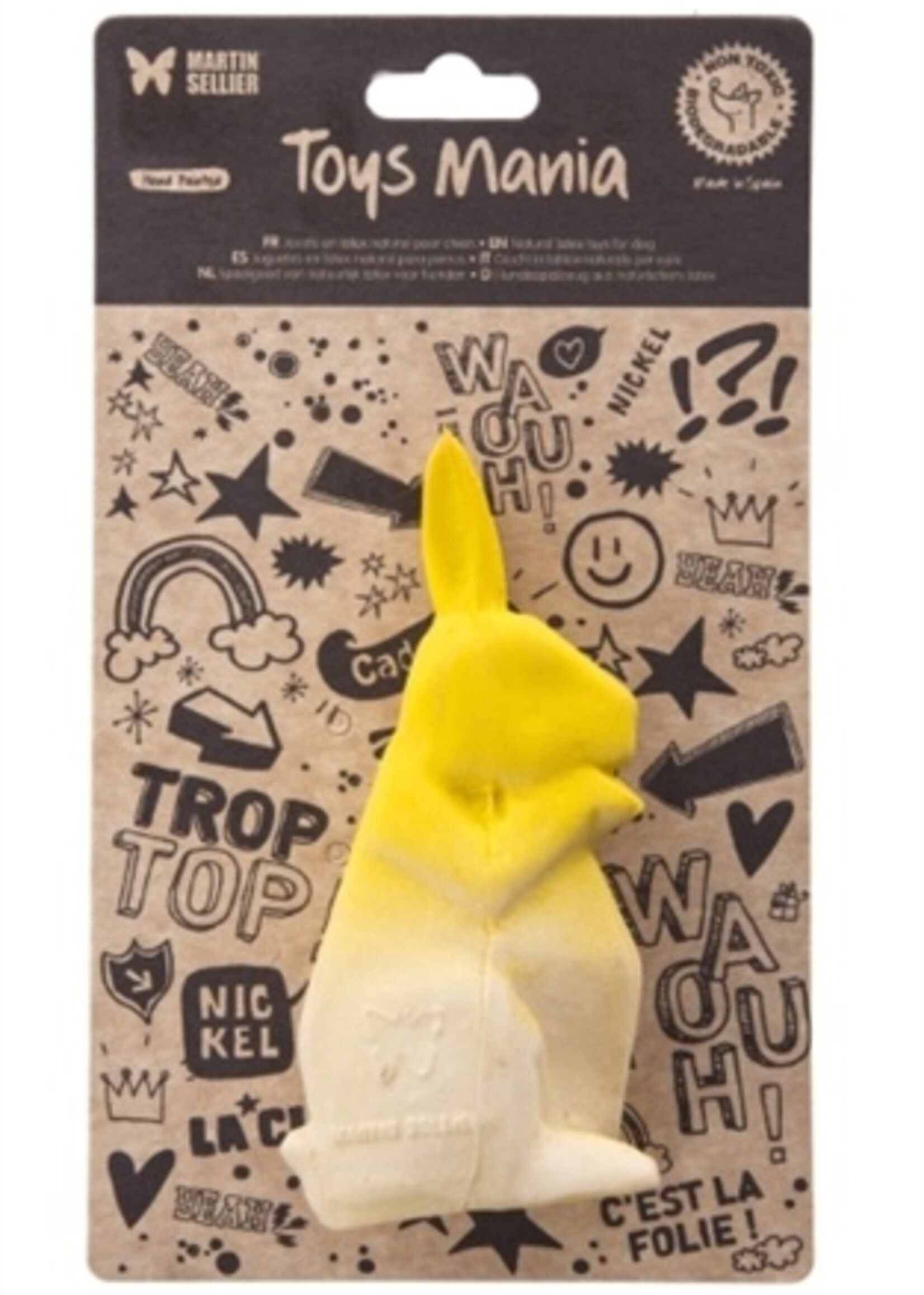 Martin sellier Martin sellier latex origami konijn geel