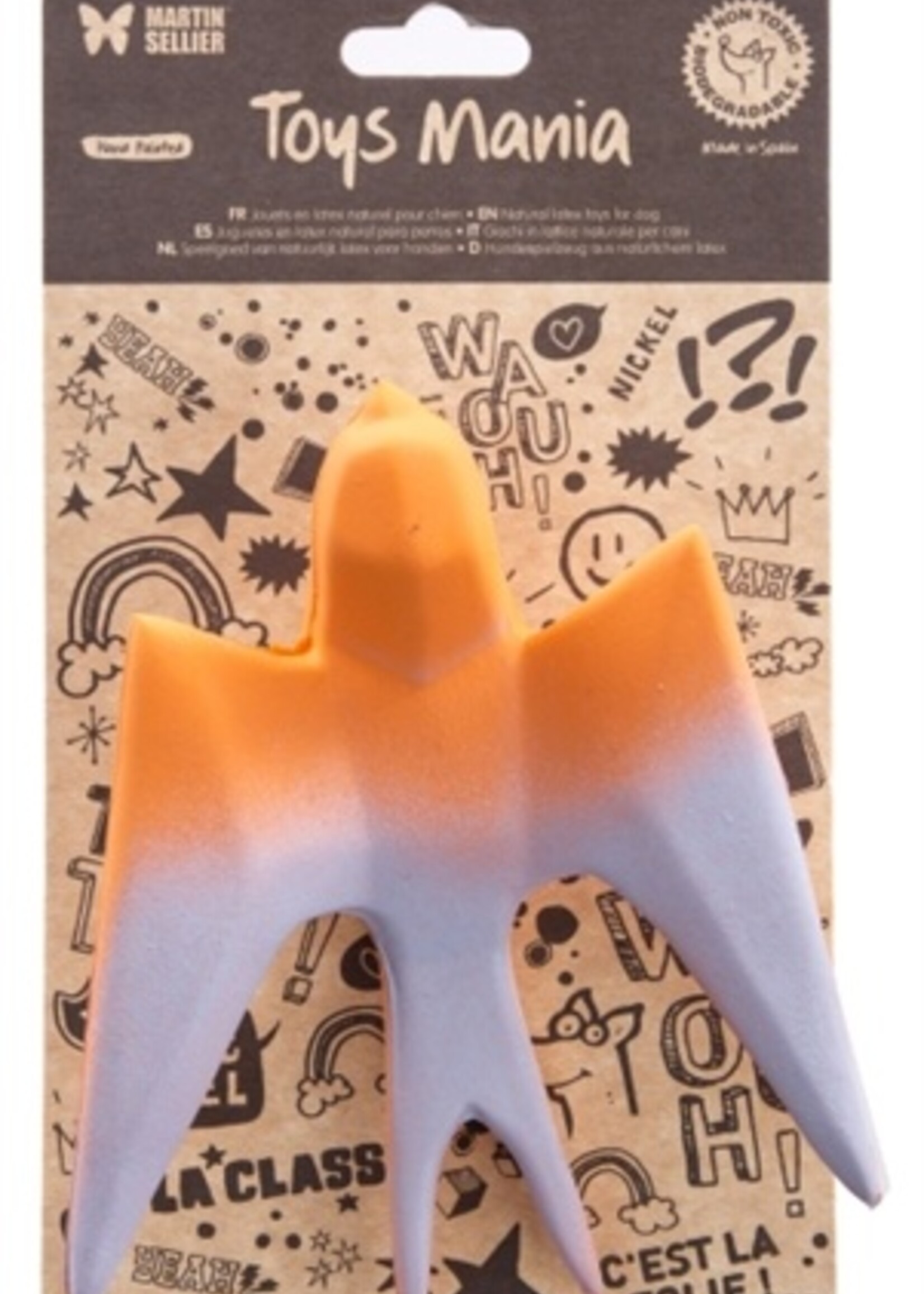 Martin sellier Martin sellier latex origami zwaluw pastel oranje