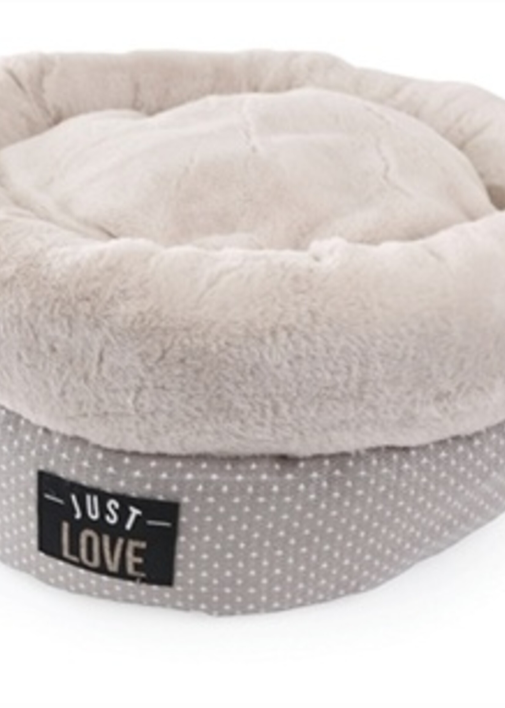 Martin sellier Martin sellier hondenkussen just love rond taupe