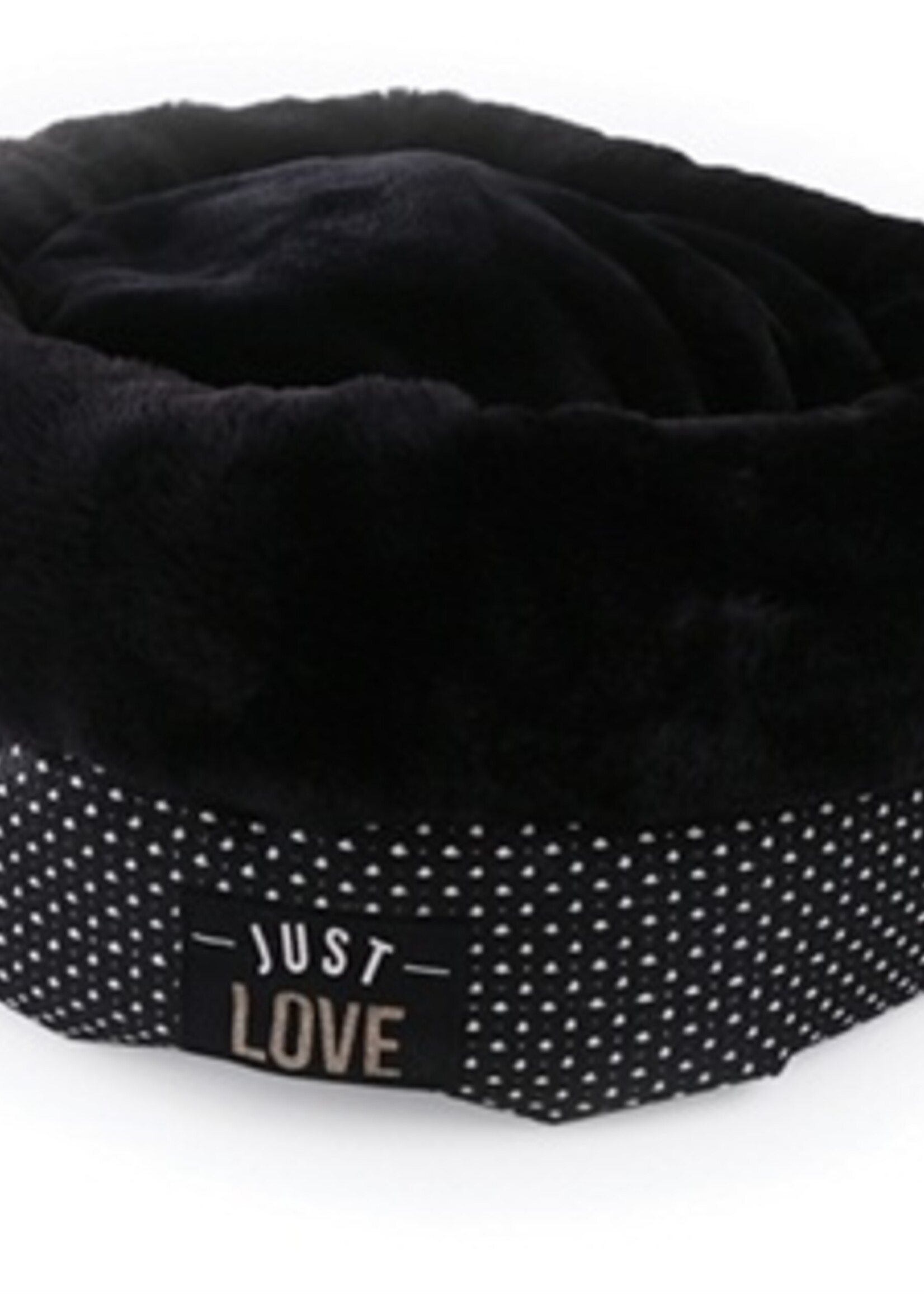 Martin sellier Martin sellier hondenkussen just love rond zwart