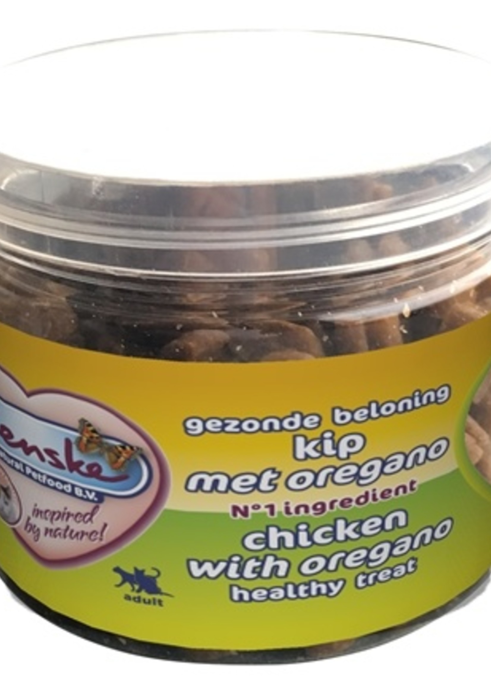 Renske Renske kat gezonde beloning mini hartjes kip / oregano