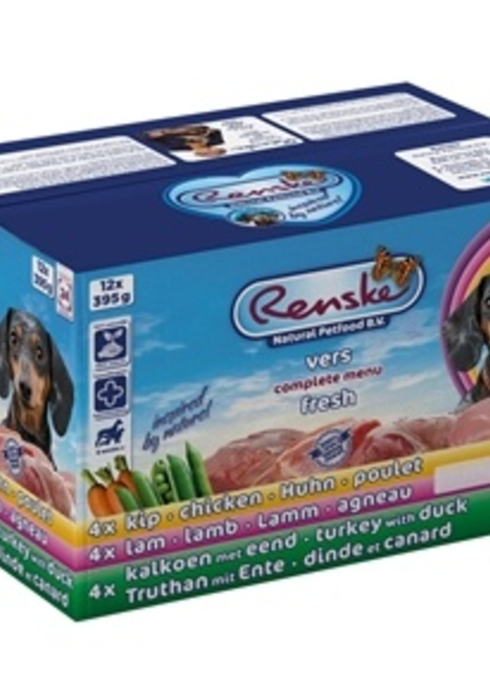 Renske Renske vers vlees mutipack kip/lam/kalkoen/eend
