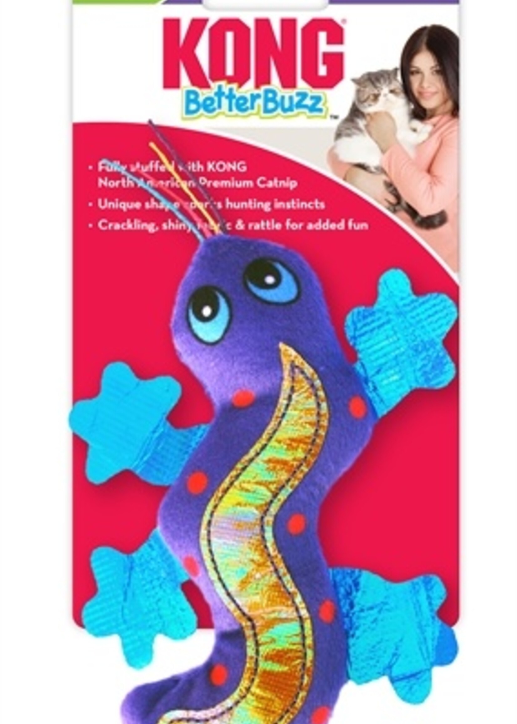 Kong Kong better buzz gecko met catnip