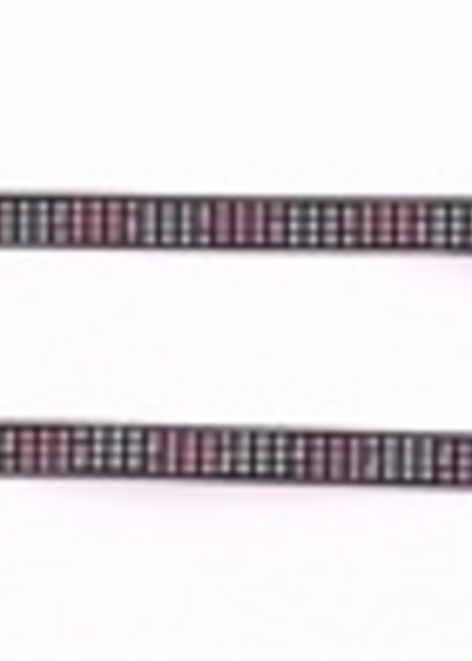 Martin sellier Martin sellier kattenriem kruis roze / zwart