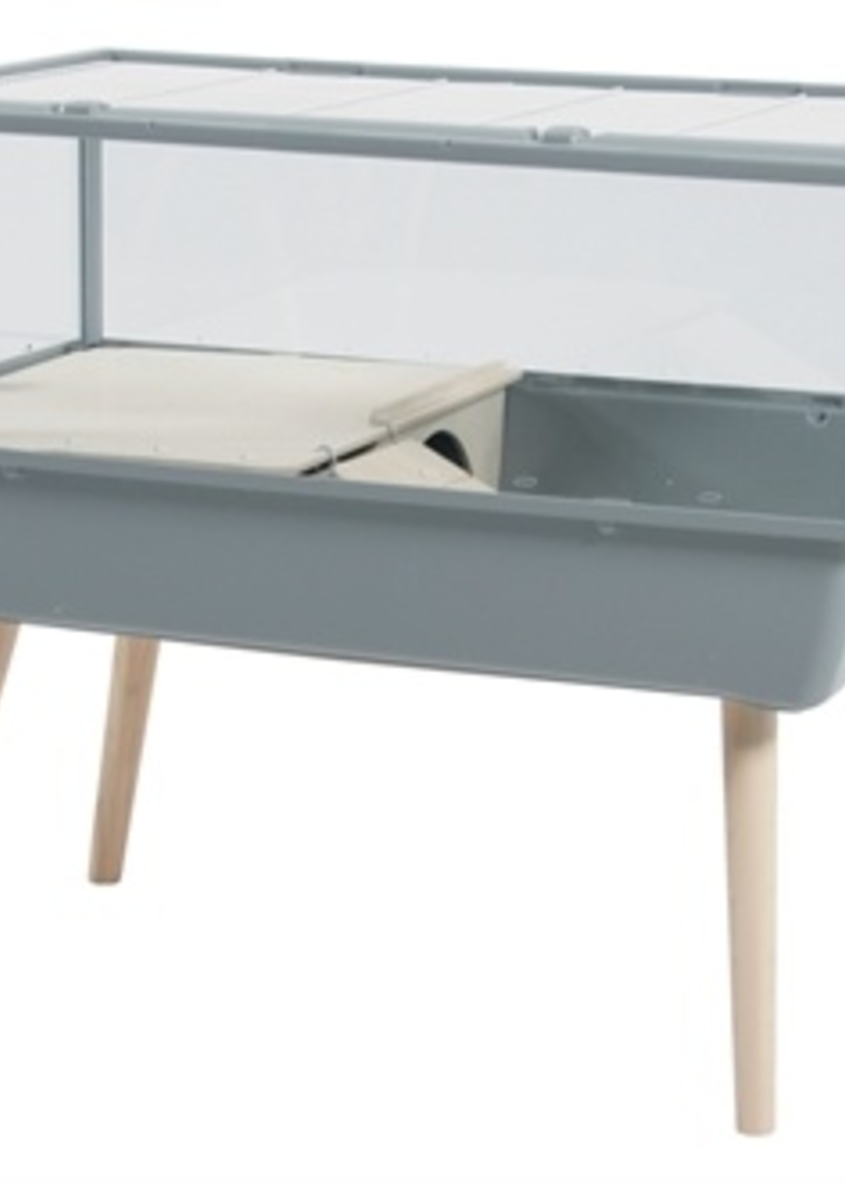 Zolux Zolux knaagdierkooi nevo prestige plexiglas grijs