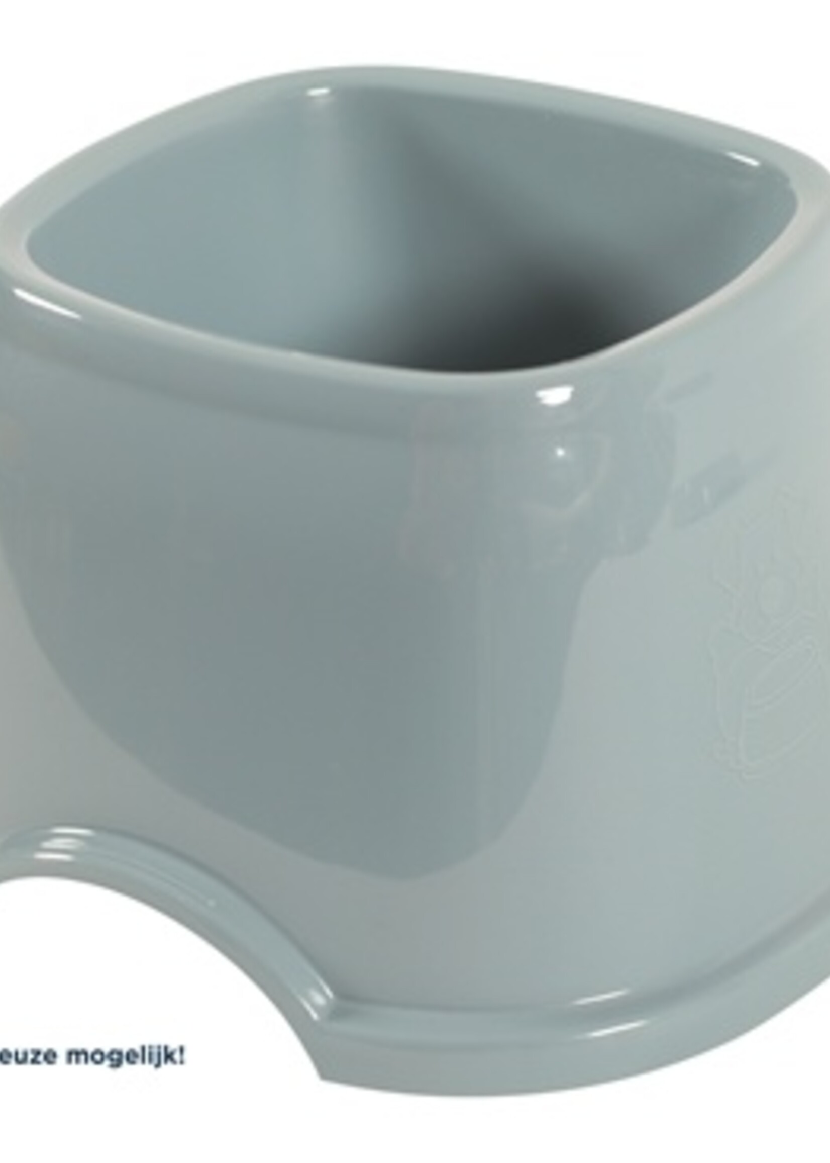 Zolux Zolux non-slip voerbak blauw / grijs assorti