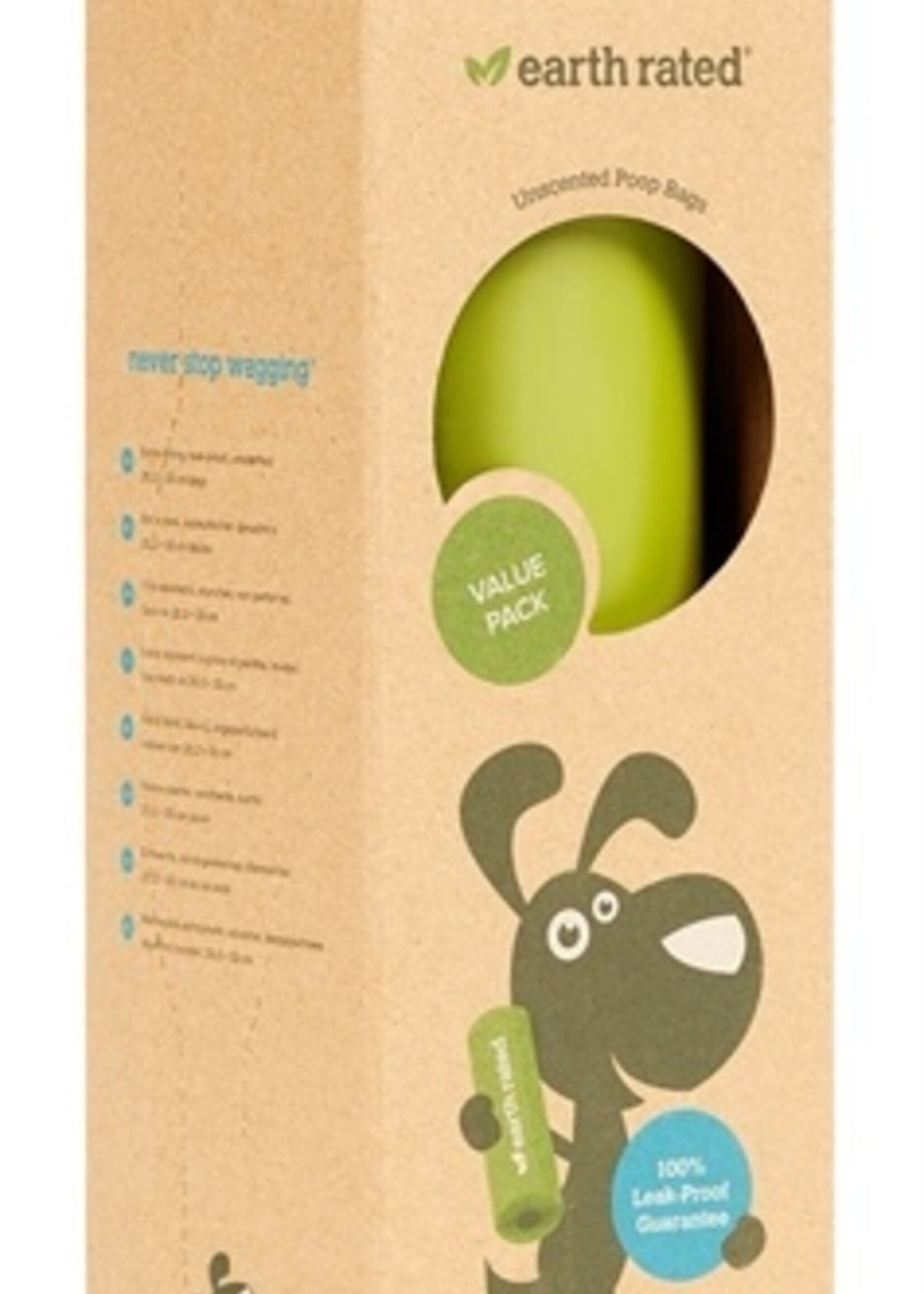 Earth rated Earth rated poepzakjes geurloos op rol