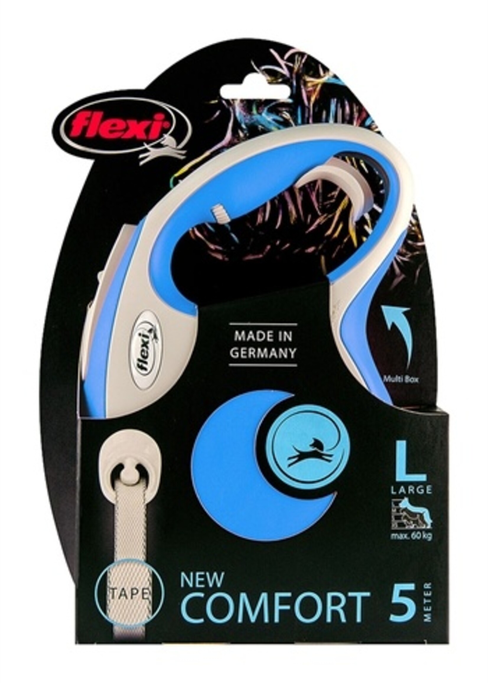 Flexi Flexi rollijn new comfort tape blauw