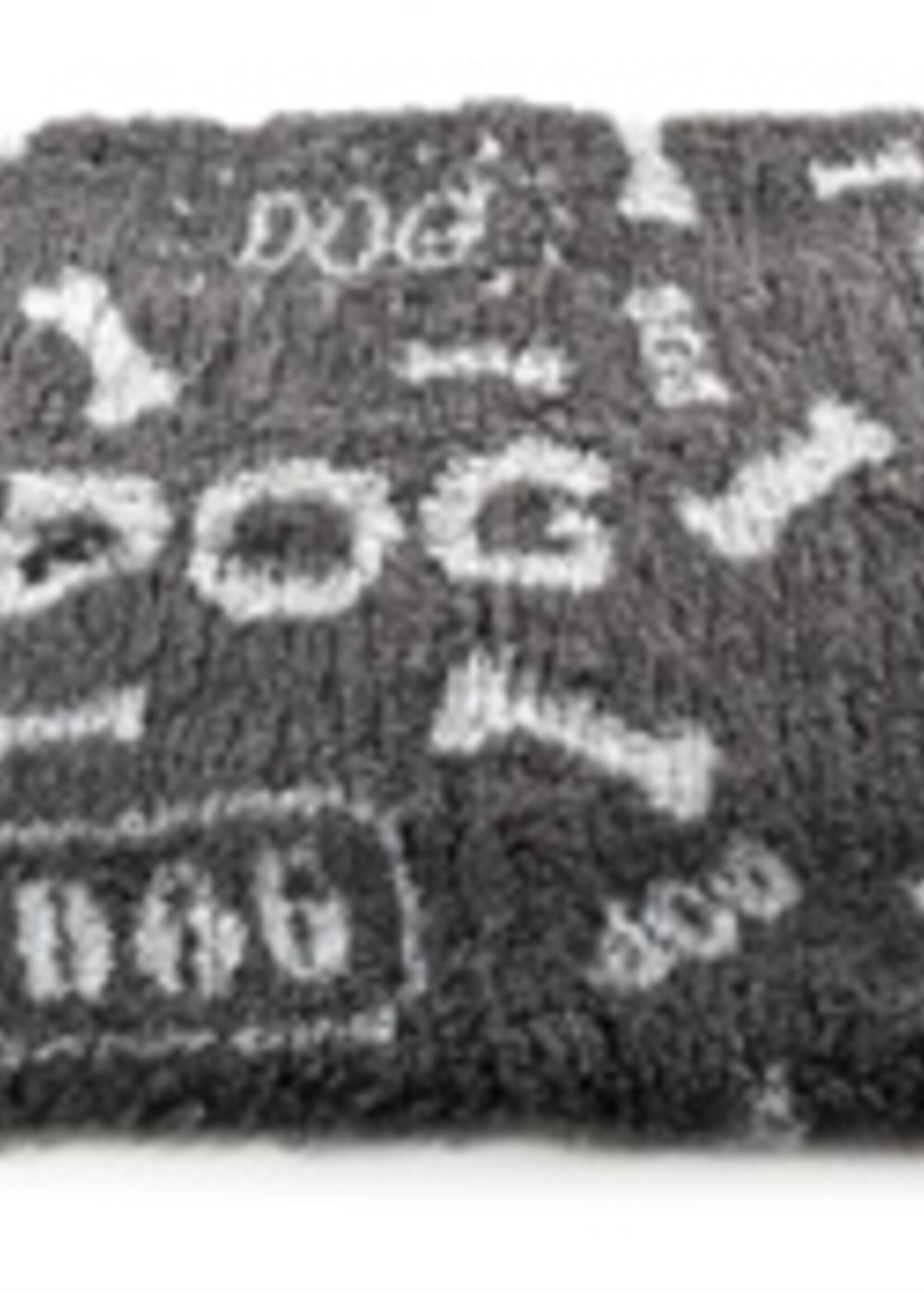 Martin sellier Vetbed dog print grijs