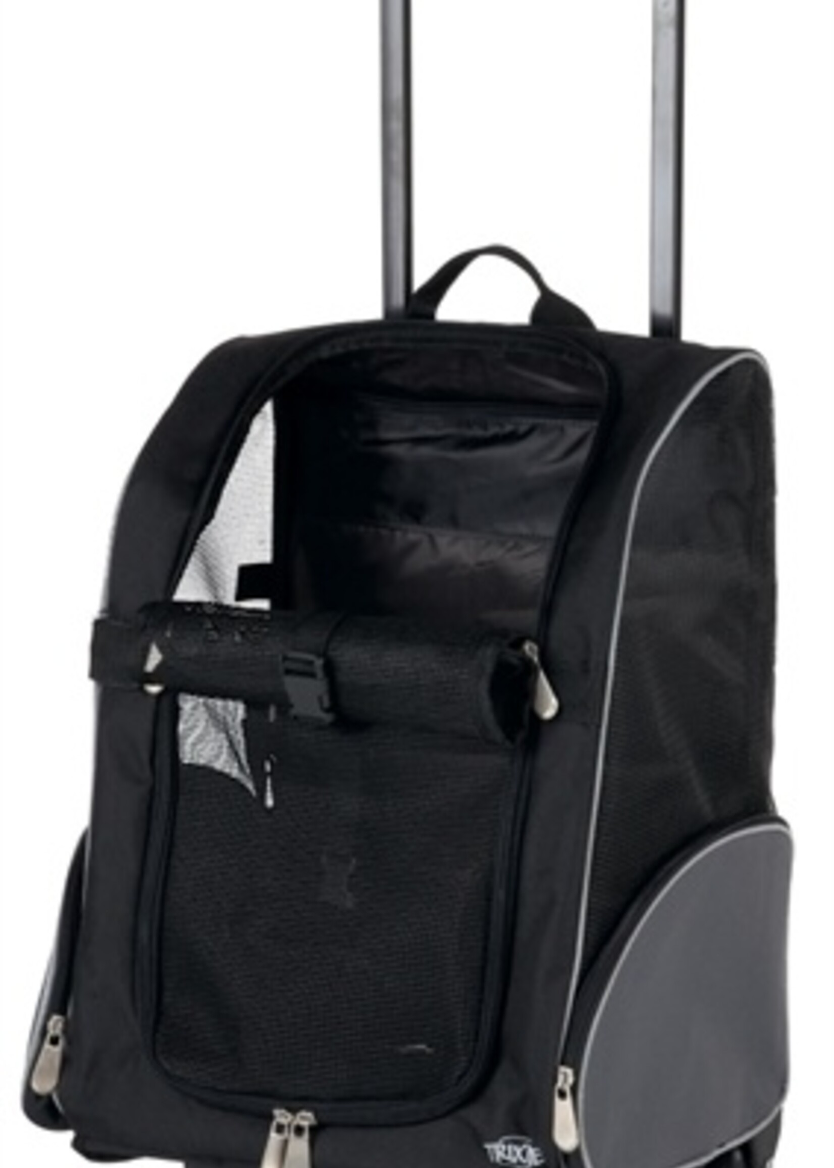 Trixie Trixie reismand trolley zwart / grijs assorti