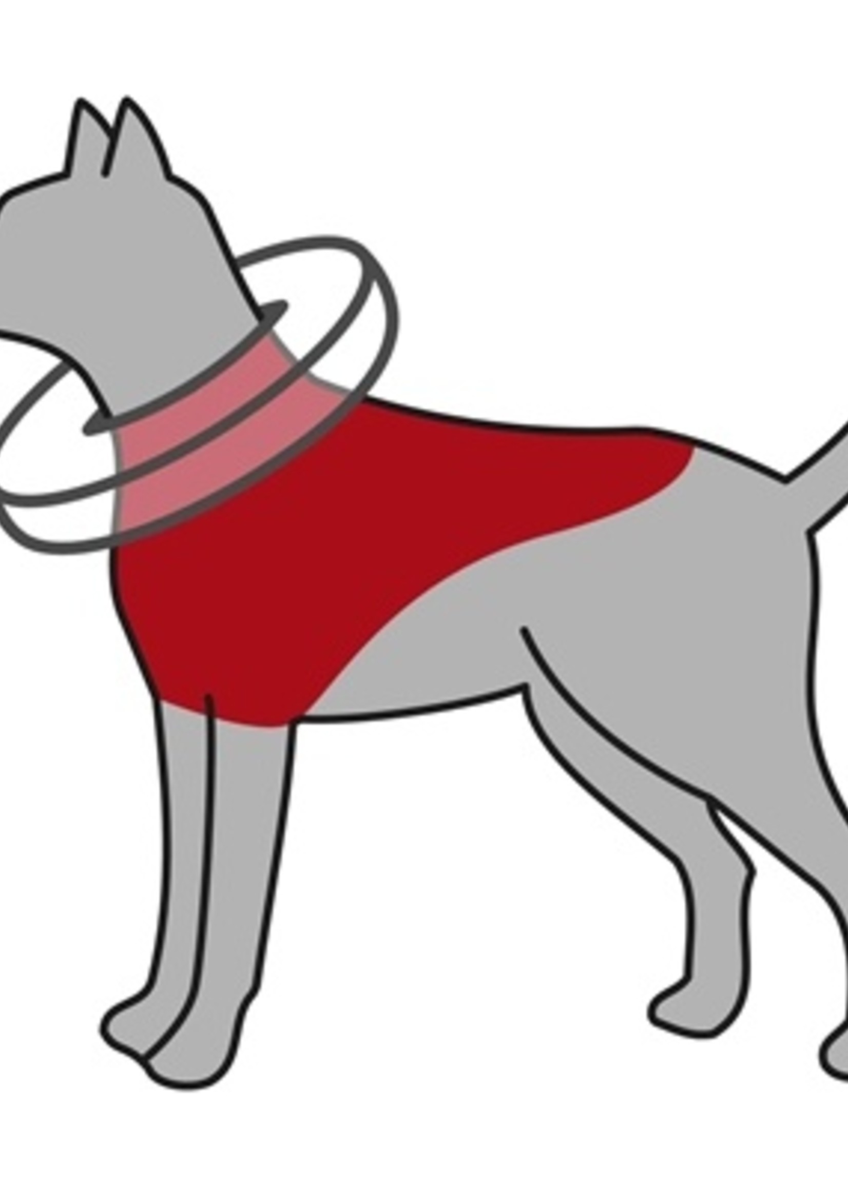 Trixie Trixie beschermkraag opblaasbaar blauw