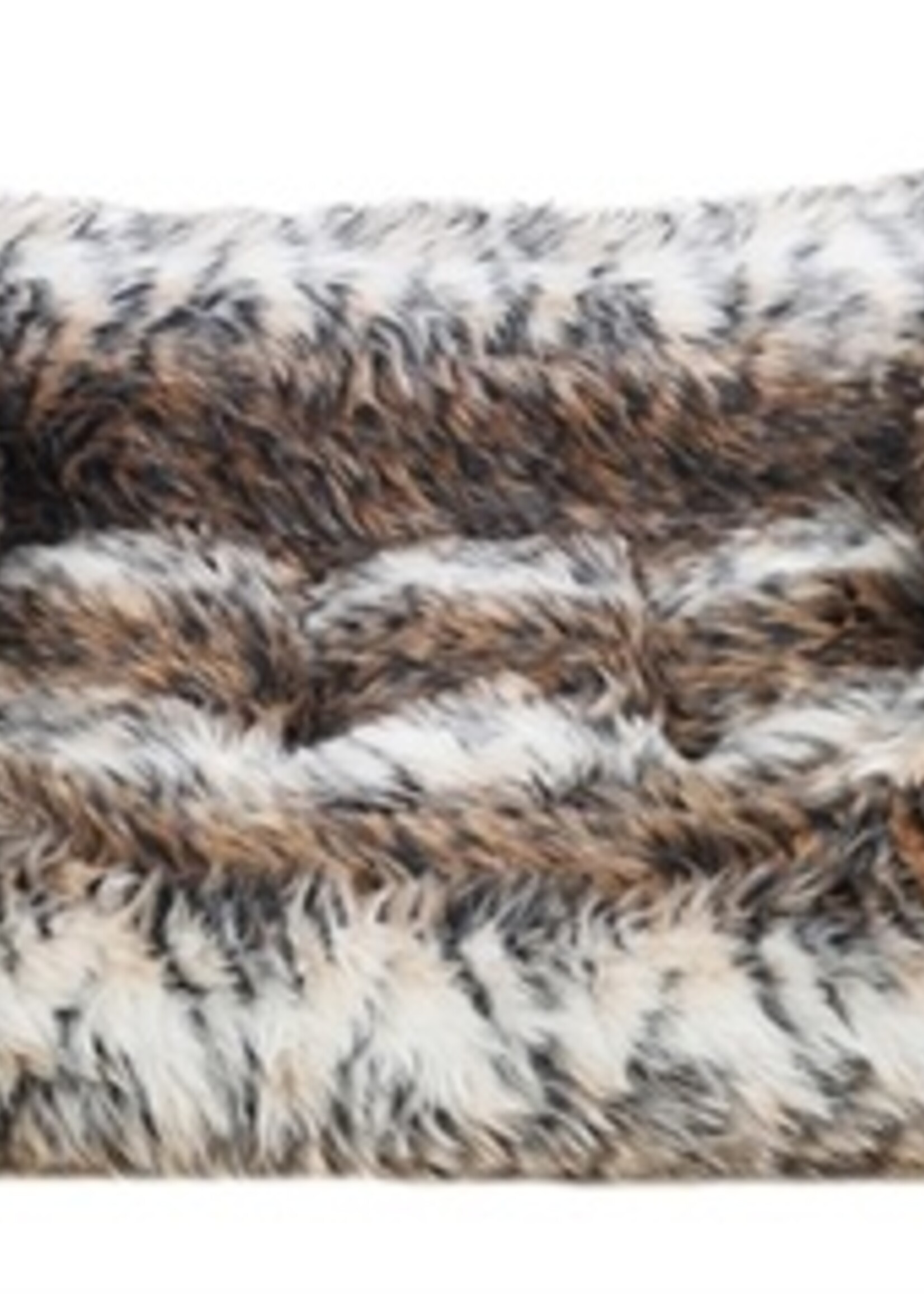 Rosewood Rosewood hondenmand cosy vacht print bruin