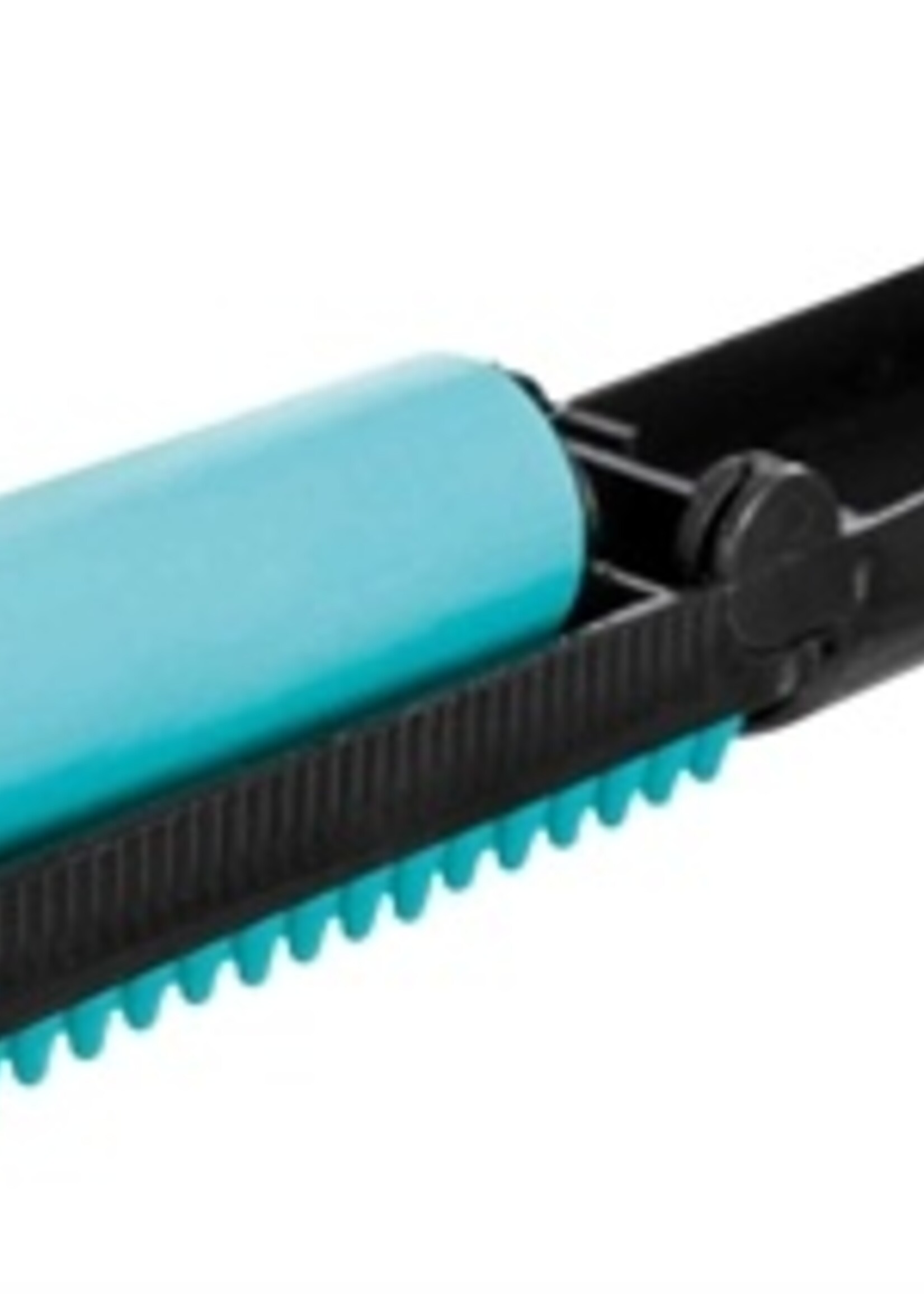 Trixie Trixie pluizenrol met borstel zwart / turquoise