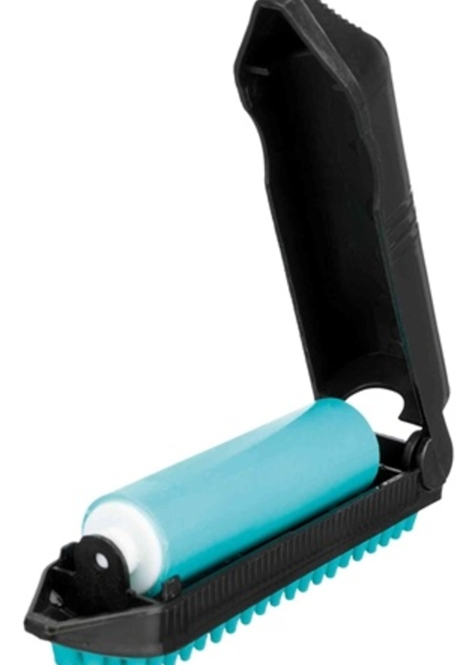 Trixie Trixie pluizenrol met borstel zwart / turquoise
