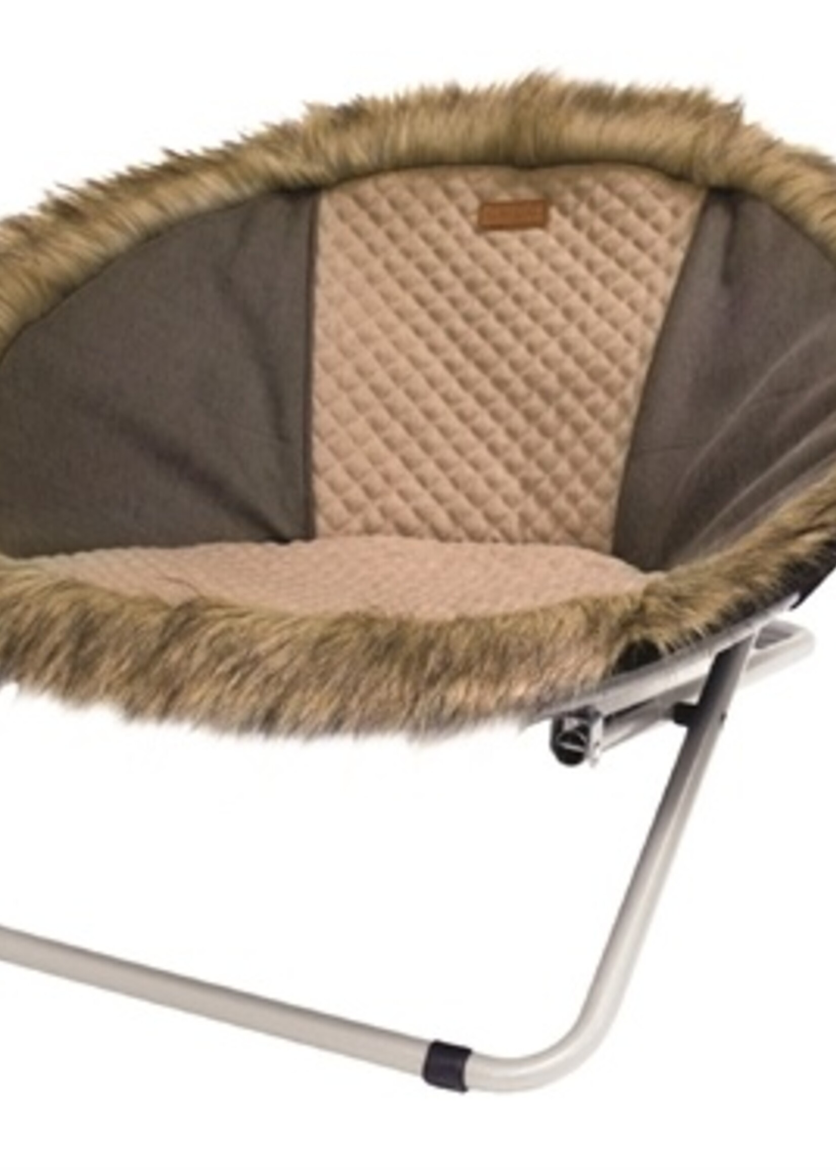 Croci Croci hondenstoel deckchair bont bruin