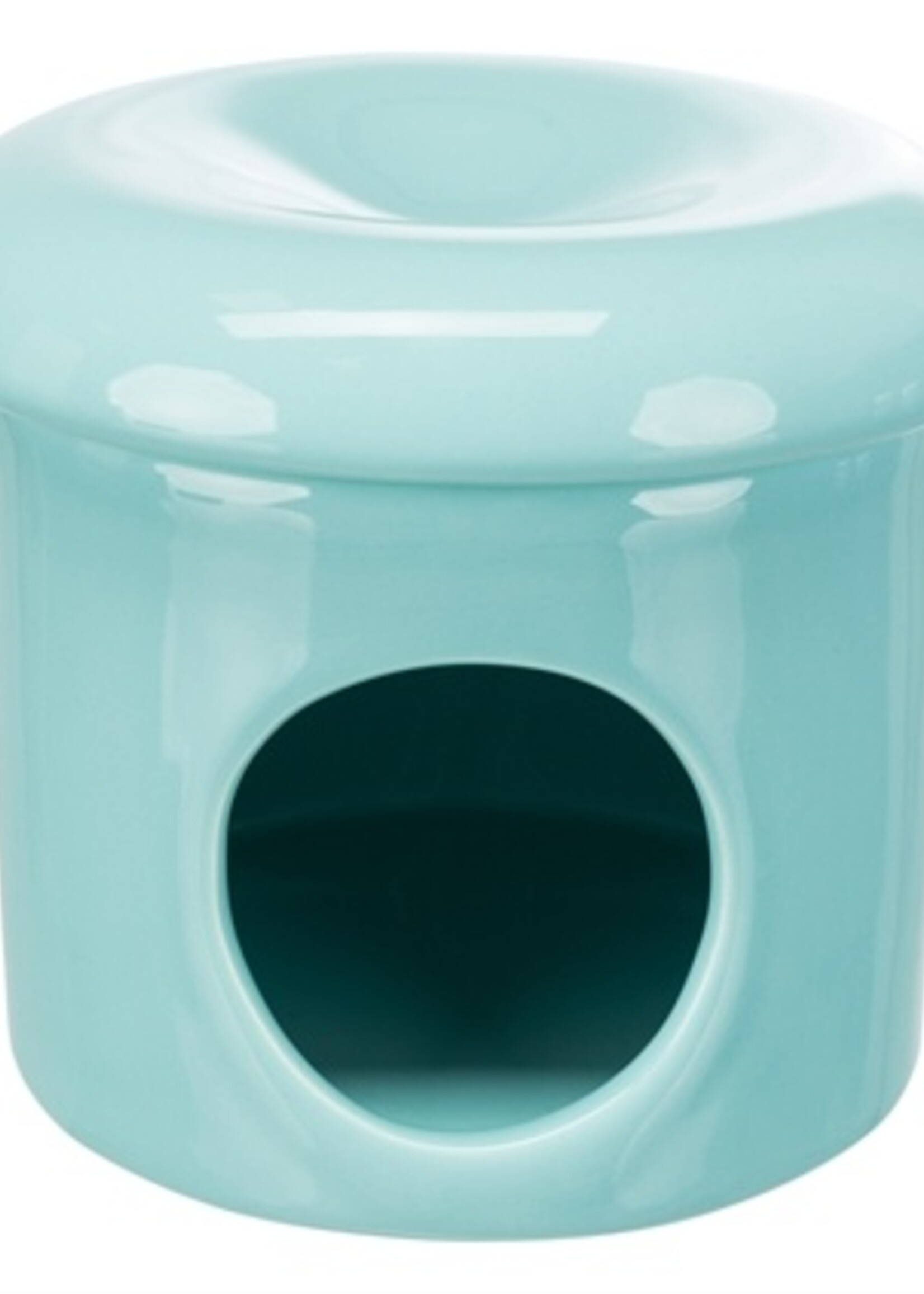 Trixie Trixie speelhuis muizen met deksel keramiek turquoise
