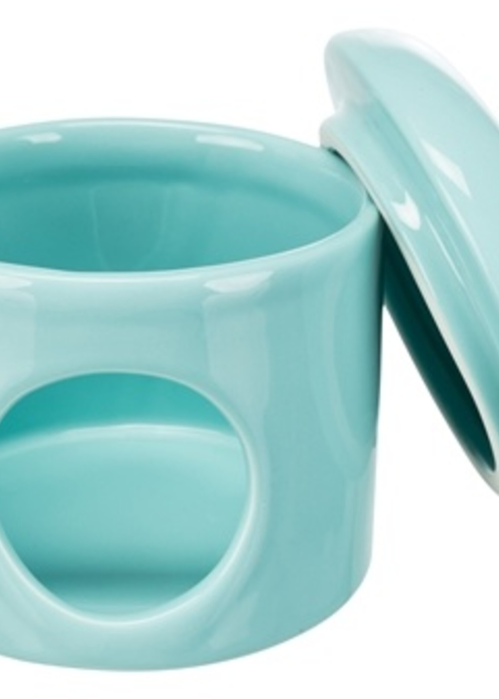 Trixie Trixie speelhuis muizen met deksel keramiek turquoise