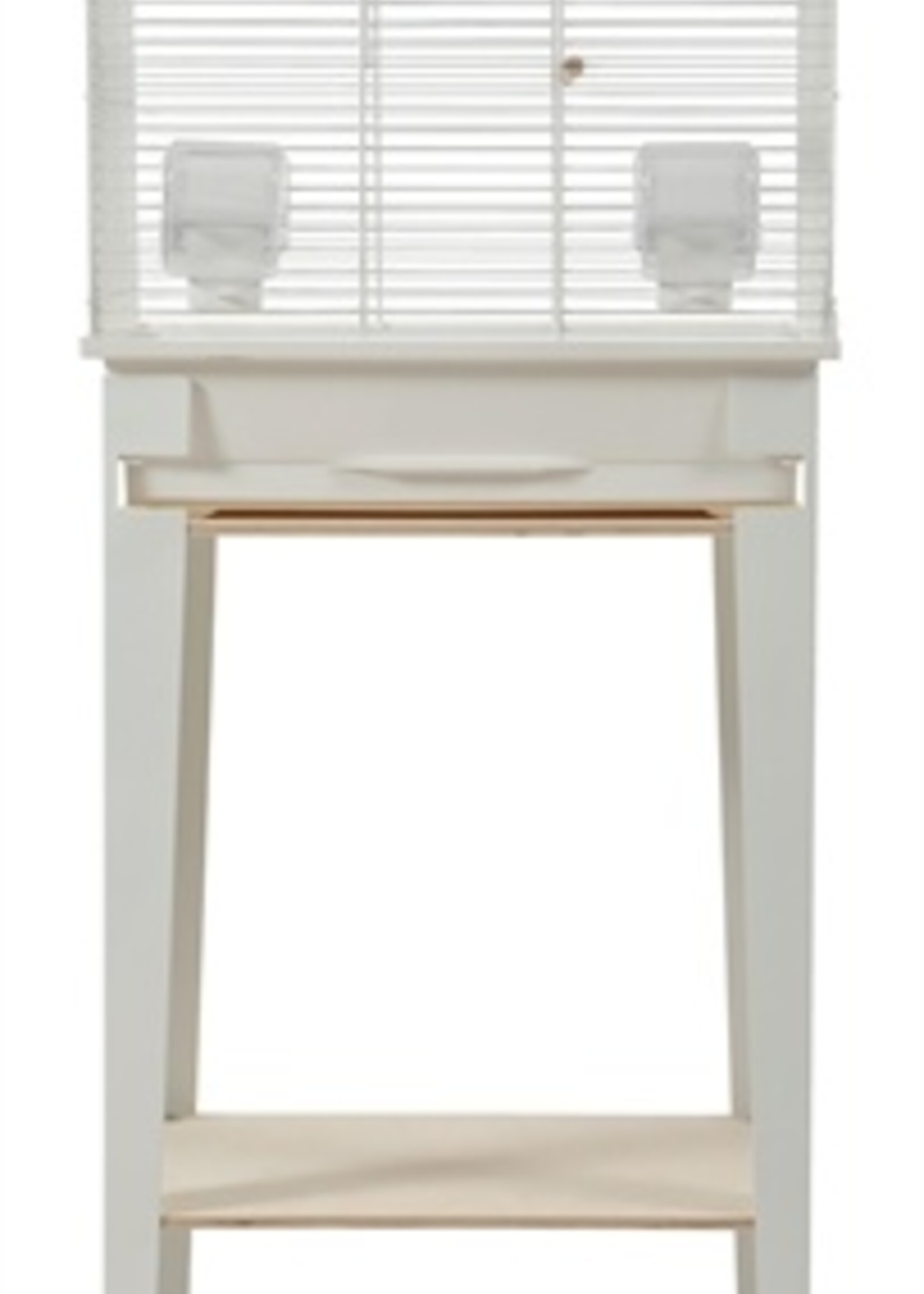 Zolux Zolux vogelkooi chic loft met meubel wit