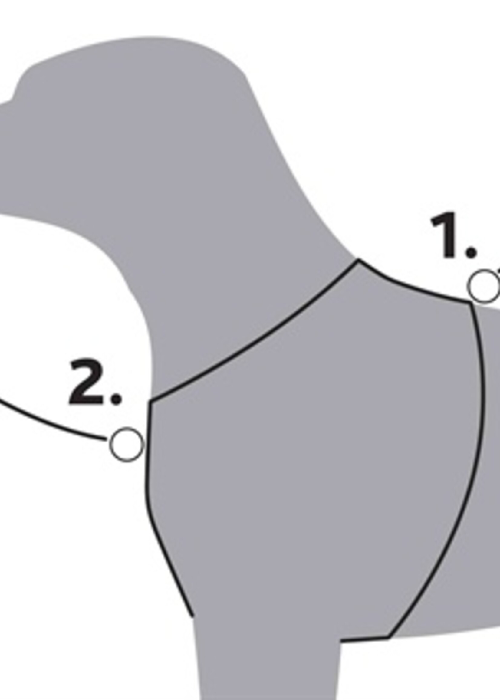 Trixie Trixie hondentuig premium y-tuig zwart