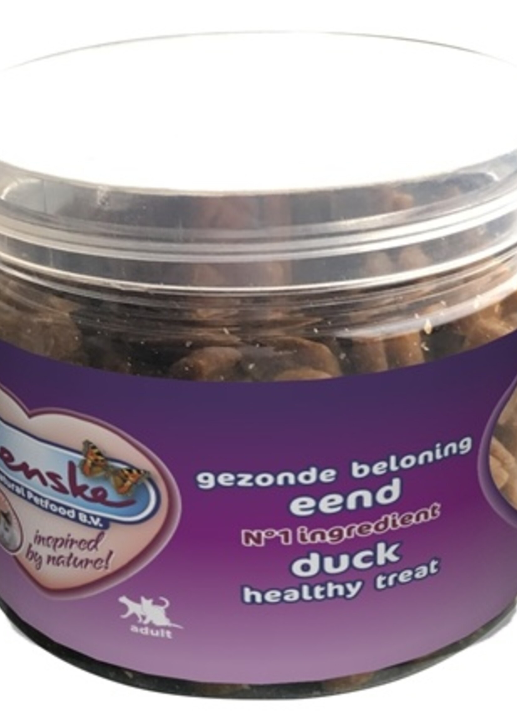 Renske Renske kat gezonde beloning mini hartjes eend