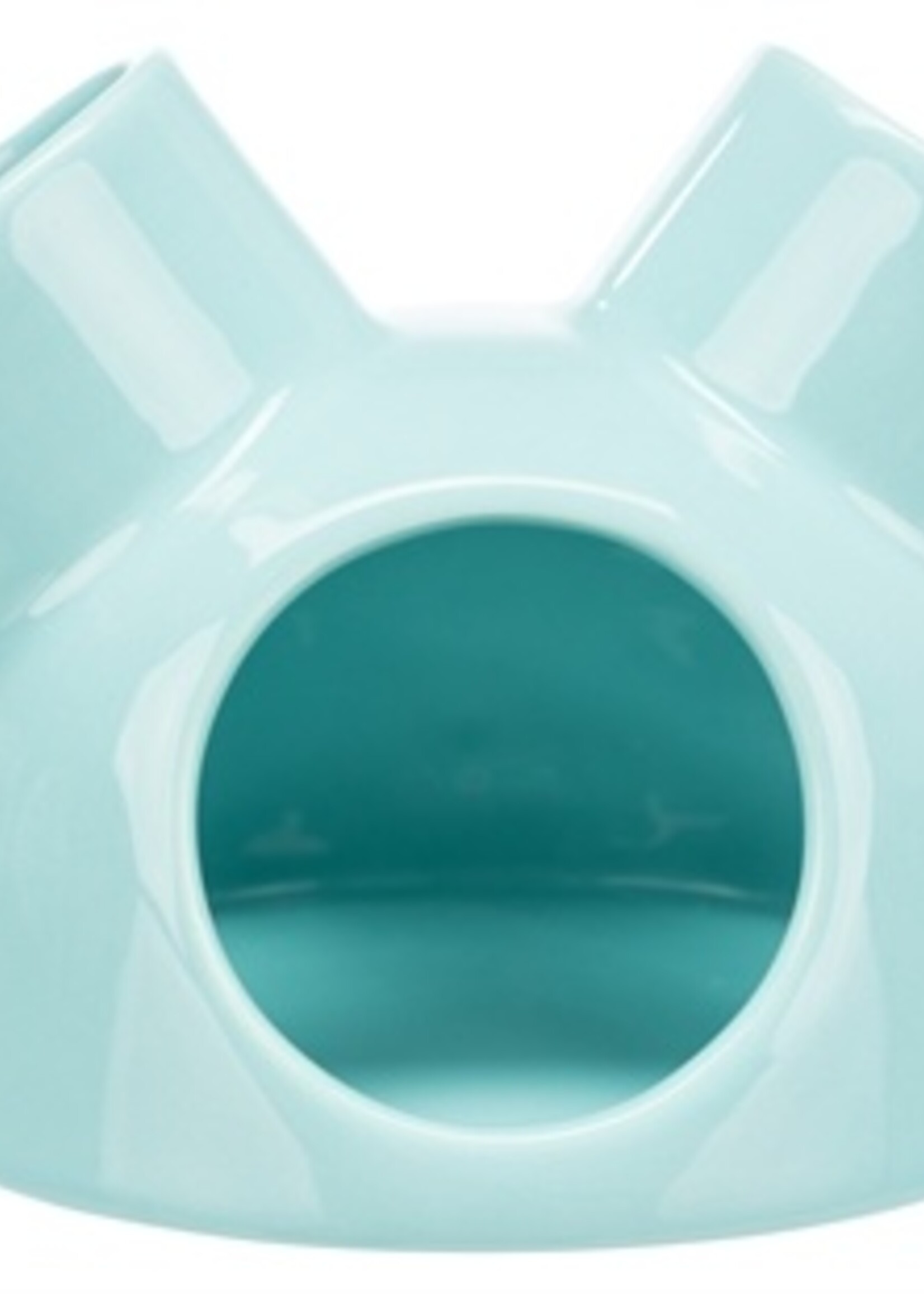 Trixie Trixie speelhuis muizen met 3 ingangen keramiek turquoise