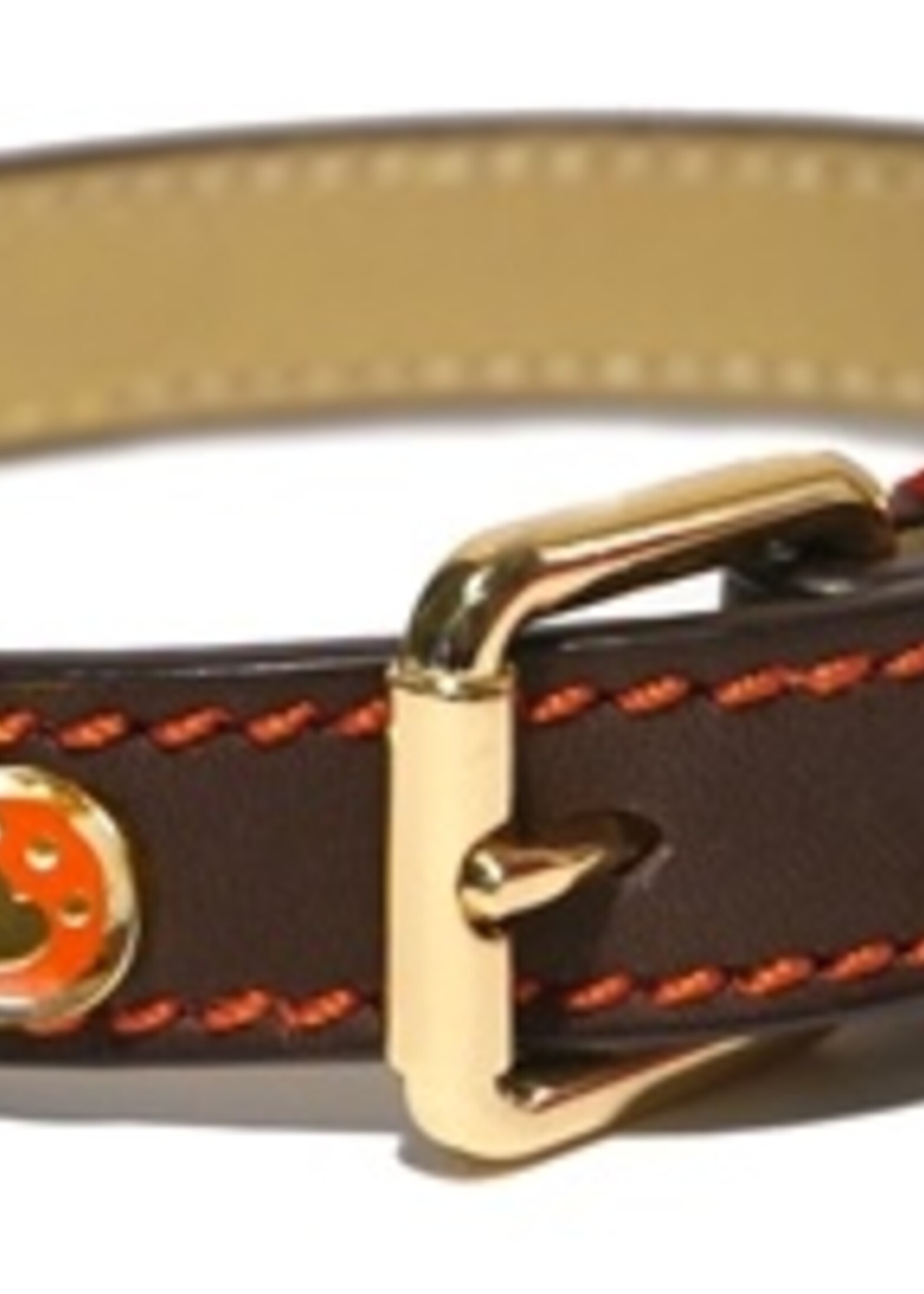 Rosewood Luxury leather halsband hond leer luxe bruin