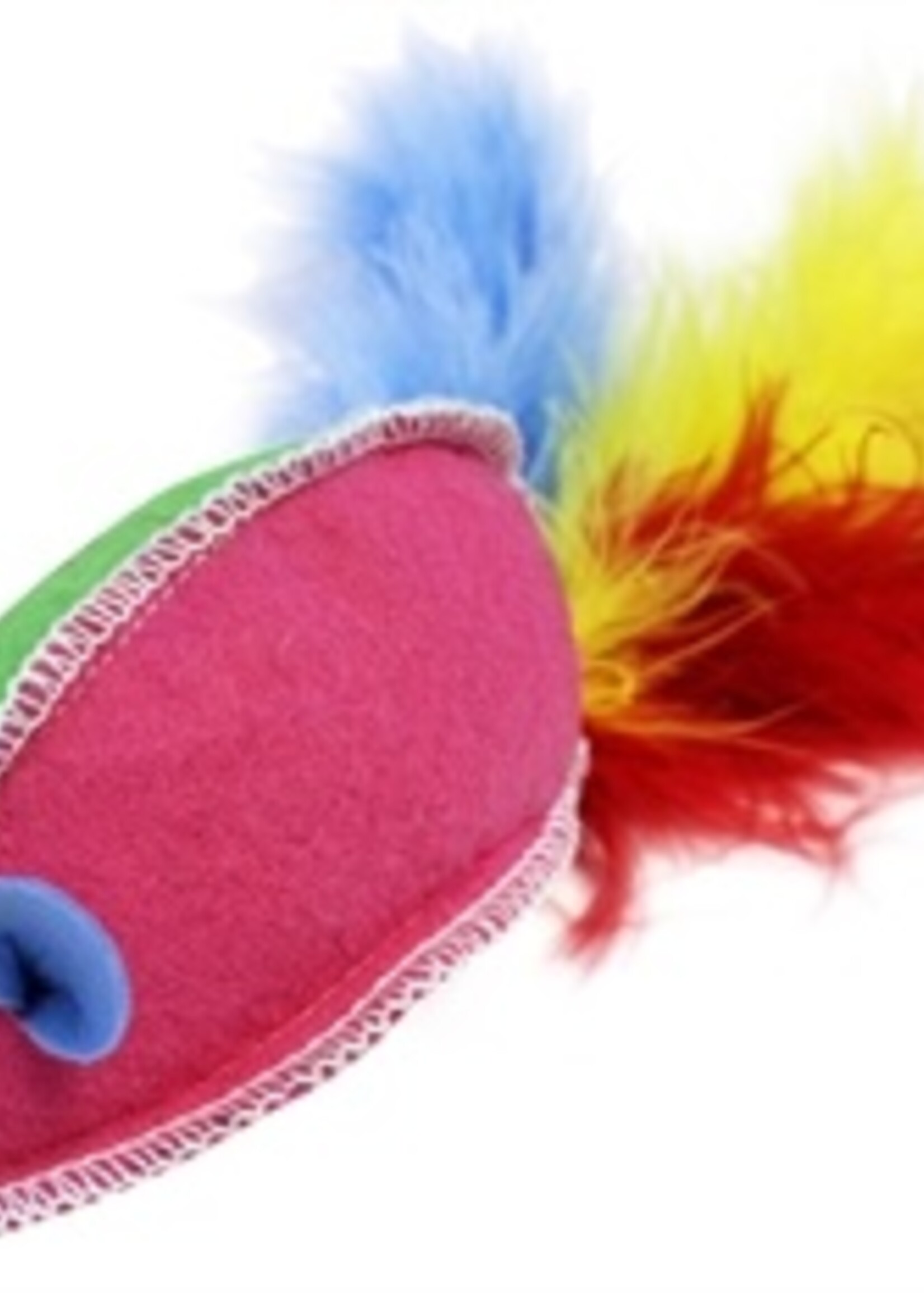 Happy pet Cat 'n' caboodle giant muis met catnip en veren