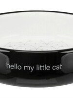 Trixie Trixie voerbak / drinkbak kat platte neus zwart / wit