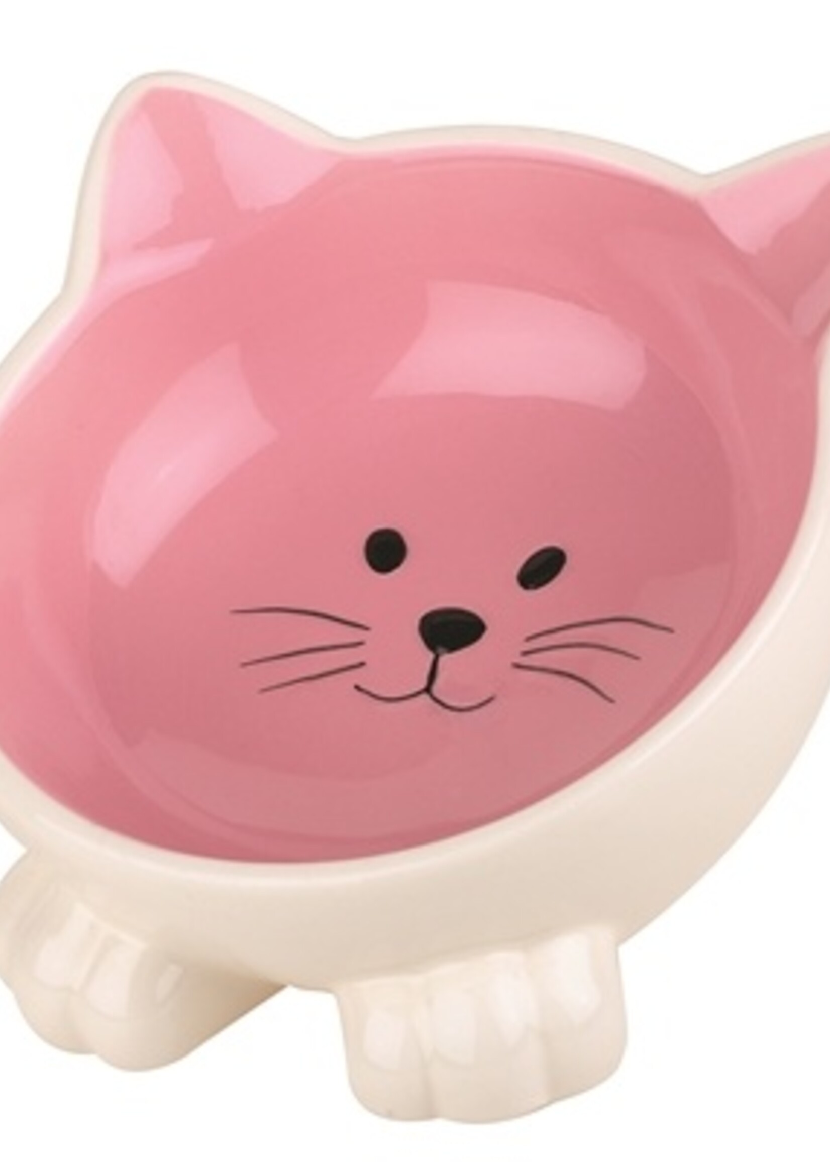 Happy pet Happy pet voerbak kat orb roze / creme