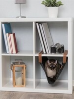 Trixie Trixie hangmat voor in kast vilt antraciet