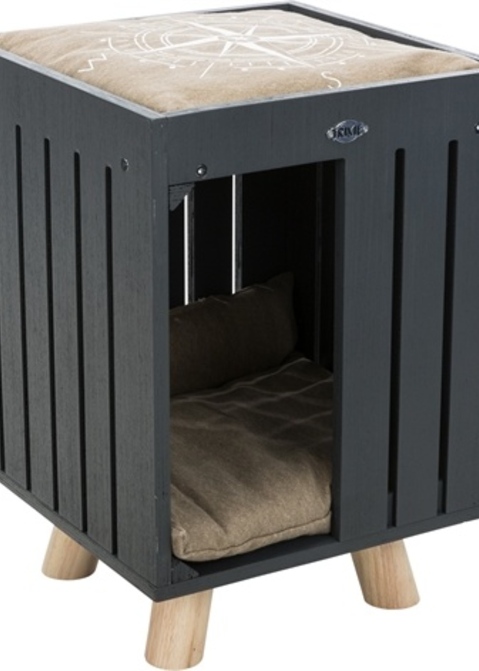 Trixie Trixie be nordic kattenhuis alva antraciet / zand